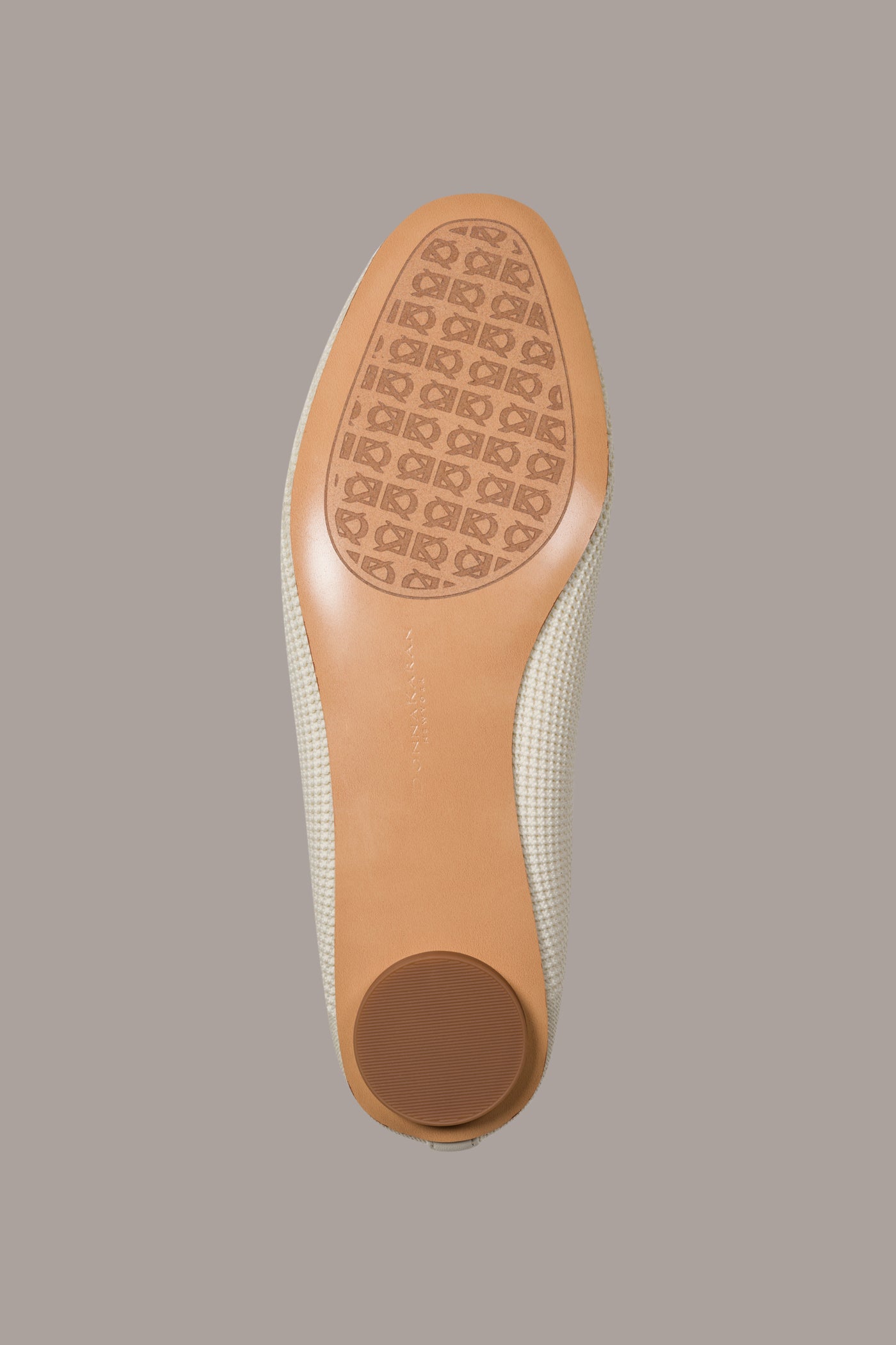 Ivory AVERY MESH BALLET FLAT Donna Karan