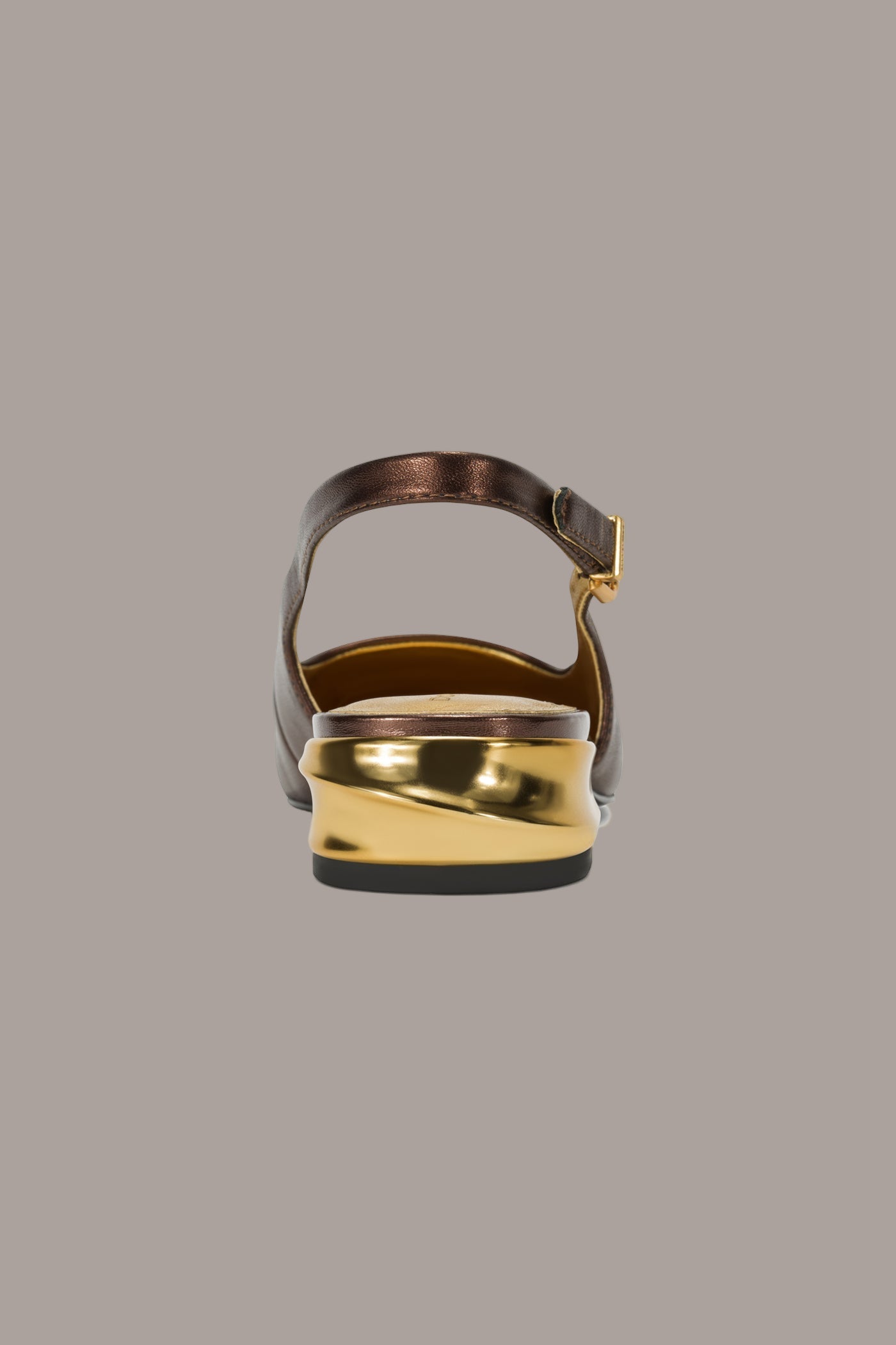 Dark Copper SAVITA POINTED SLINGBACK FLAT Donna Karan