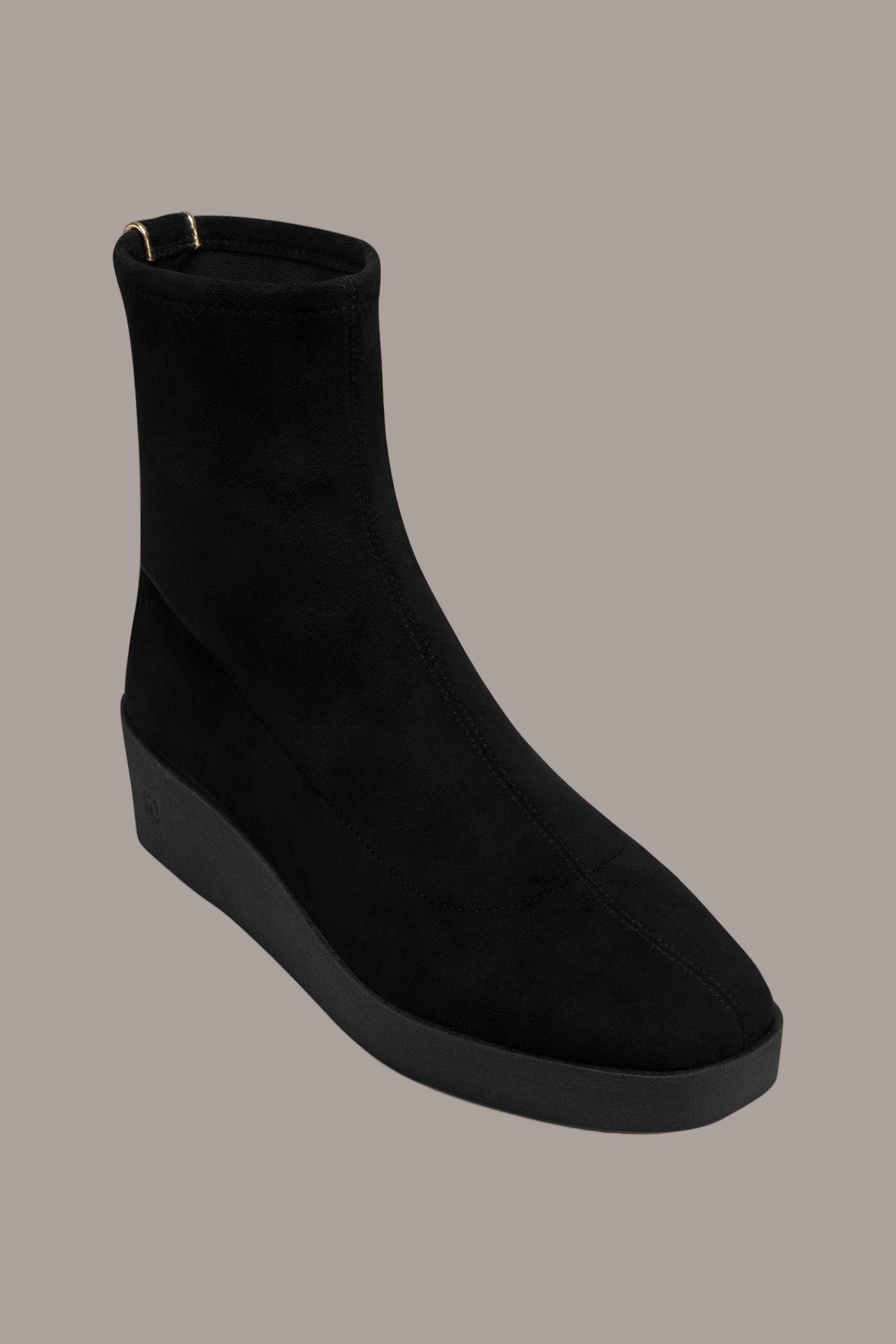 Black VALORY WEDGE BOOTIE Donna Karan
