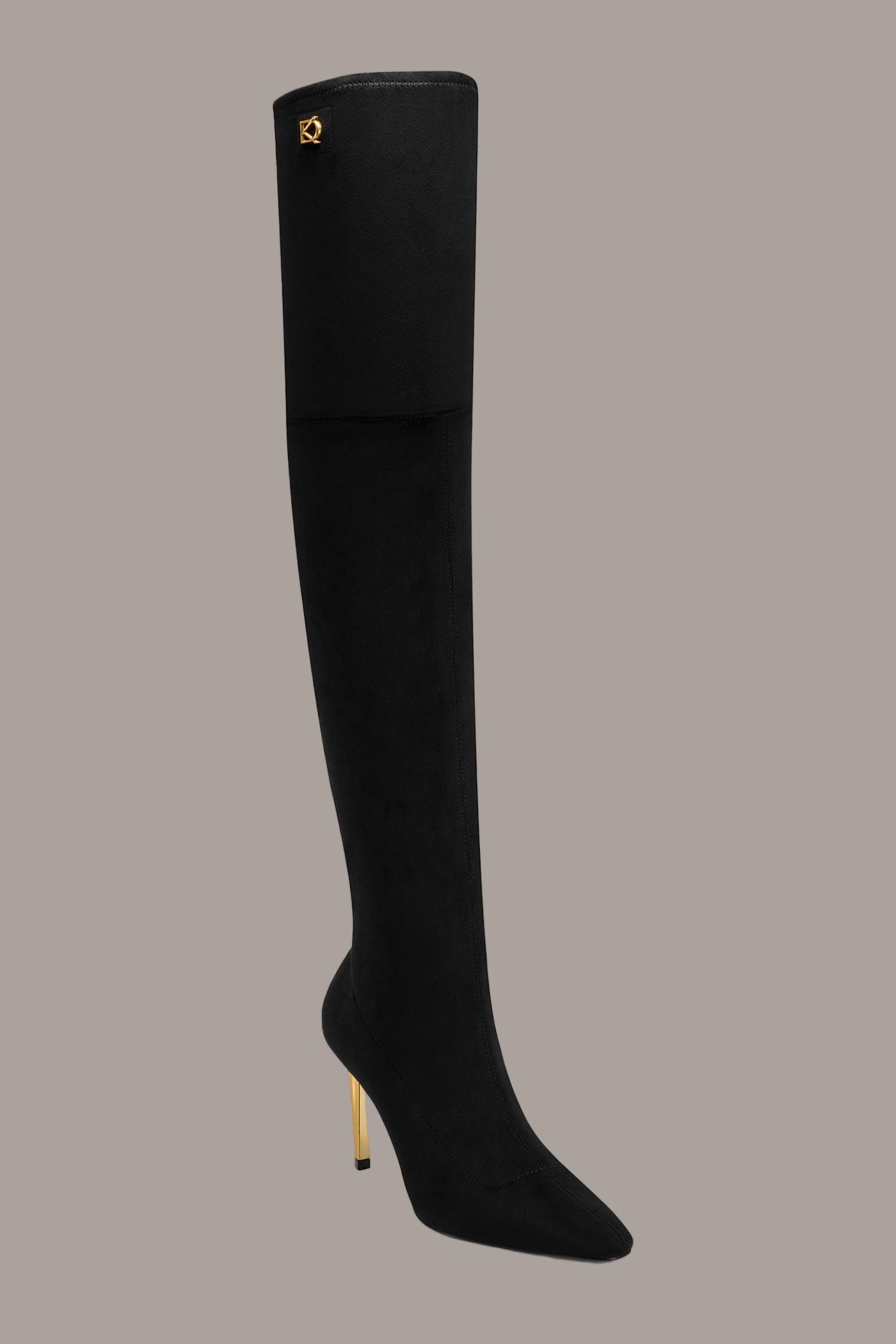 Black SHANAE OVER-THE-KNEE BOOT Donna Karan