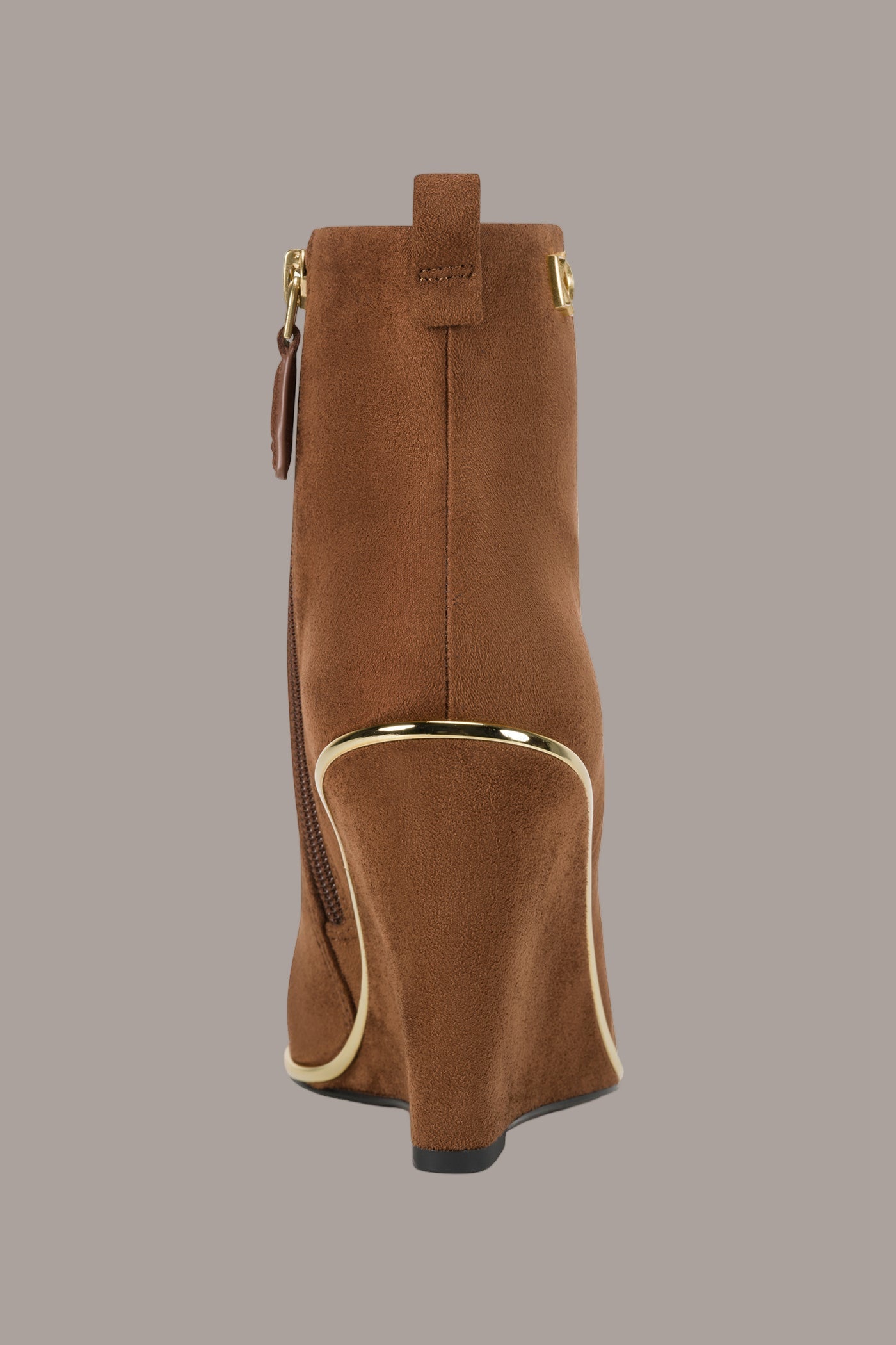 COGNAC DONNA WEDGE BOOTIE Donna Karan