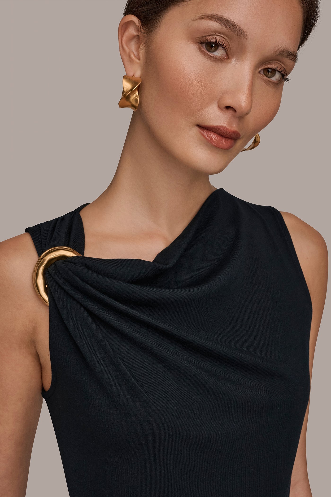 Nightfall ASYMMETRIC BLOUSE Donna Karan