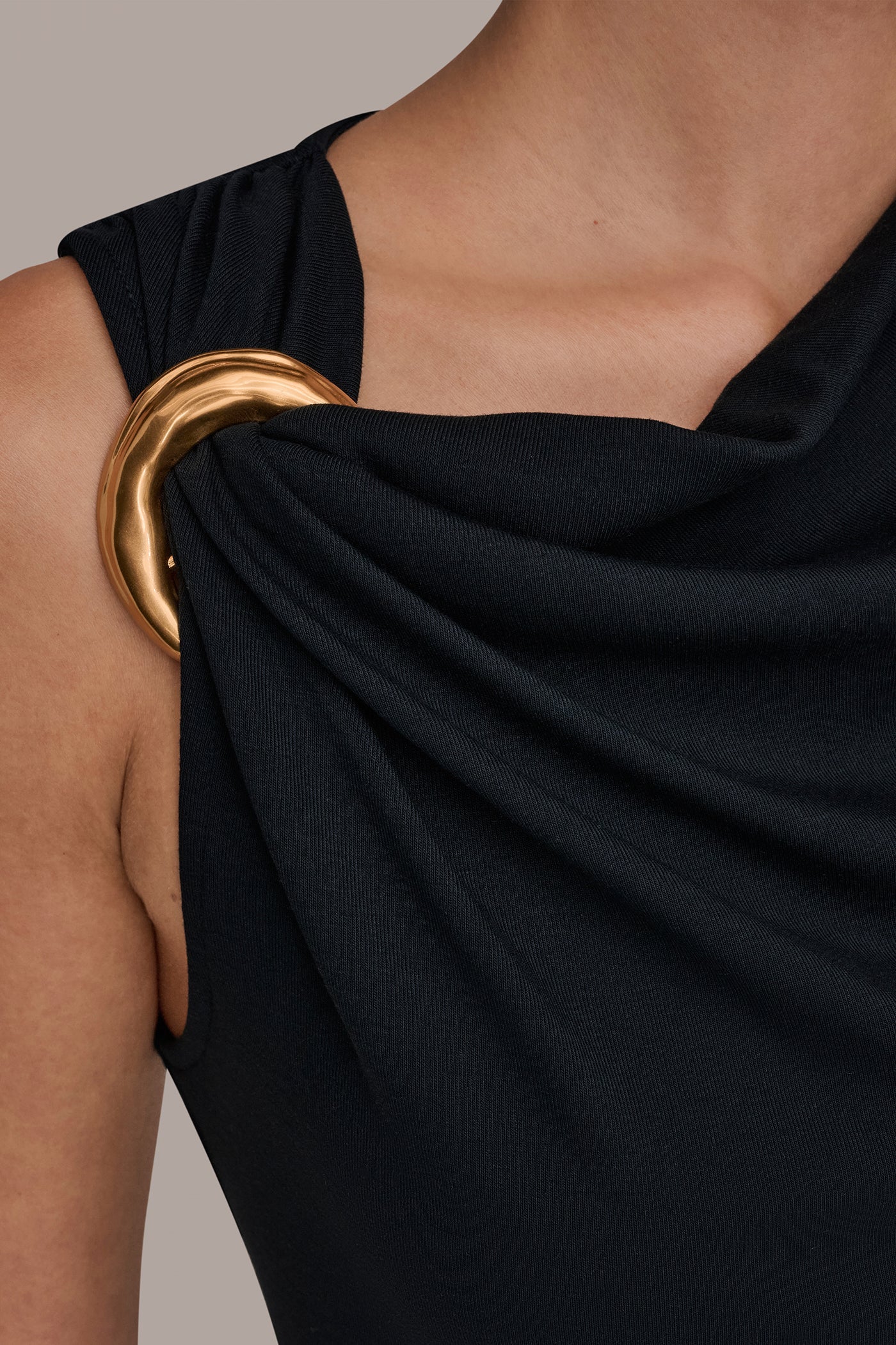 Nightfall ASYMMETRIC BLOUSE Donna Karan