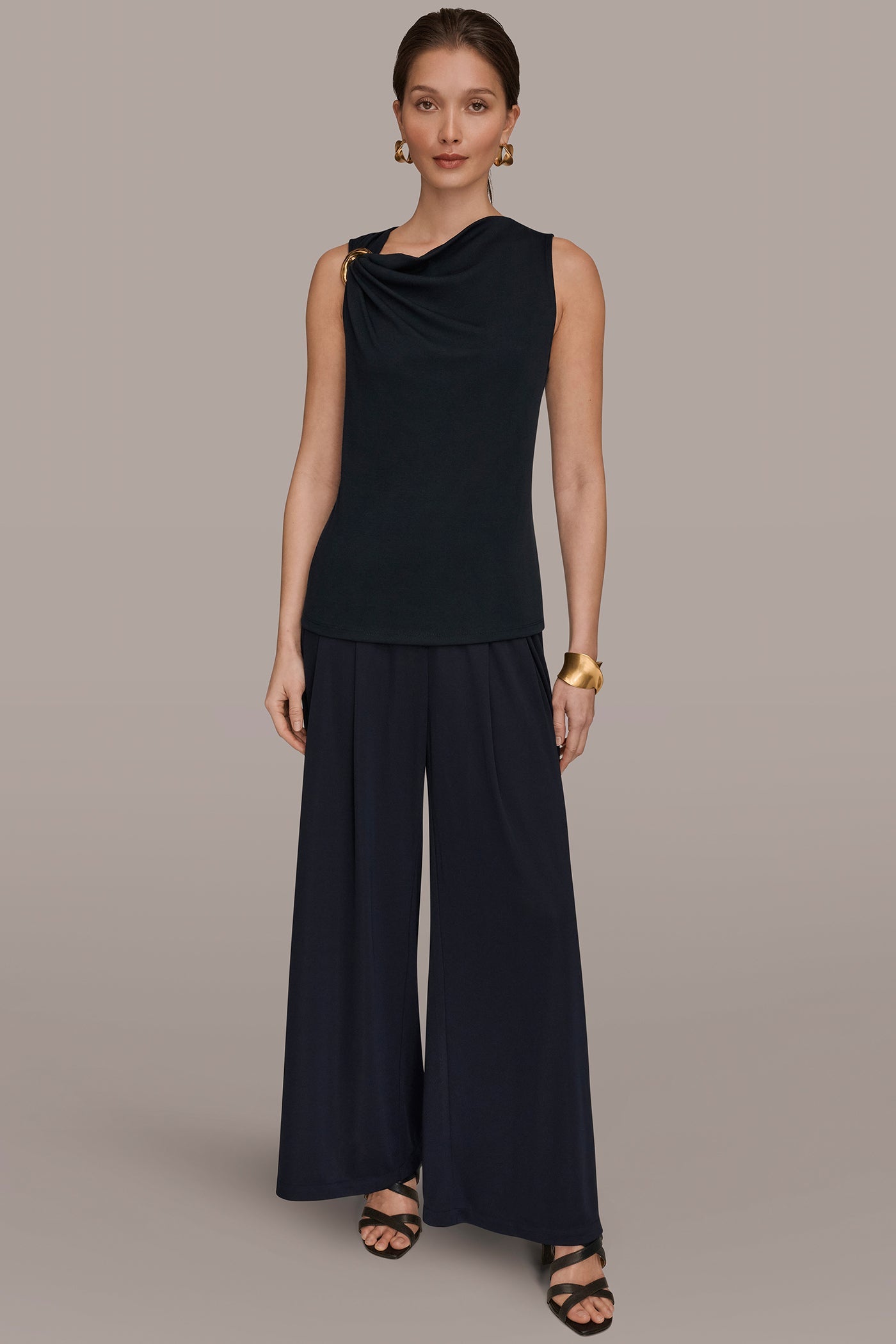 Nightfall ASYMMETRIC BLOUSE Donna Karan