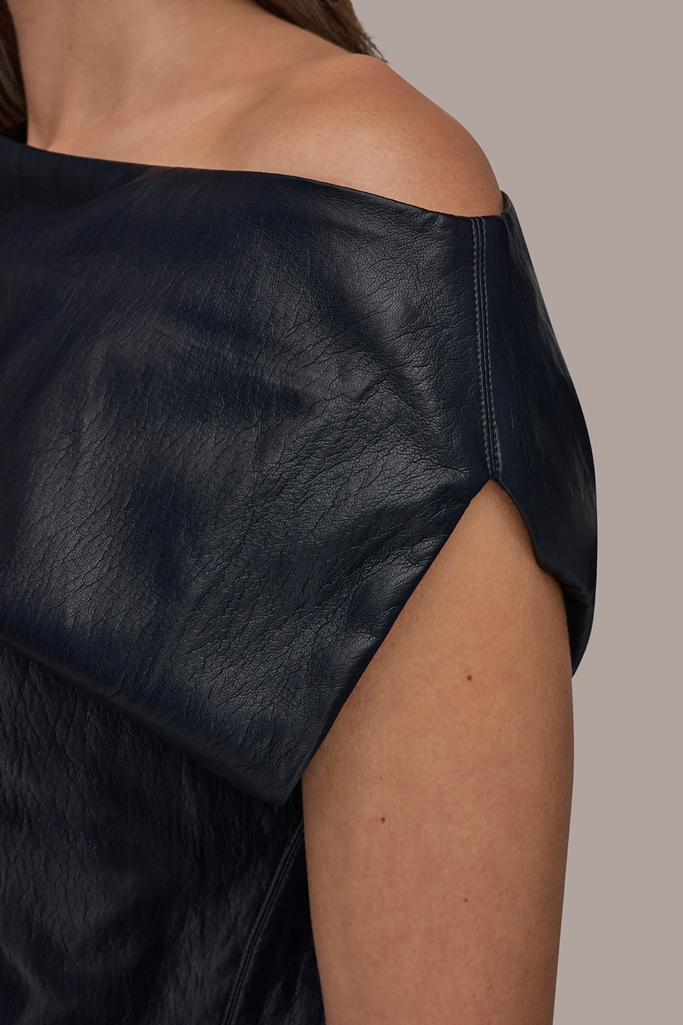 Nightfall ASYMMETRIC ANGLE HEM TOP Donna Karan