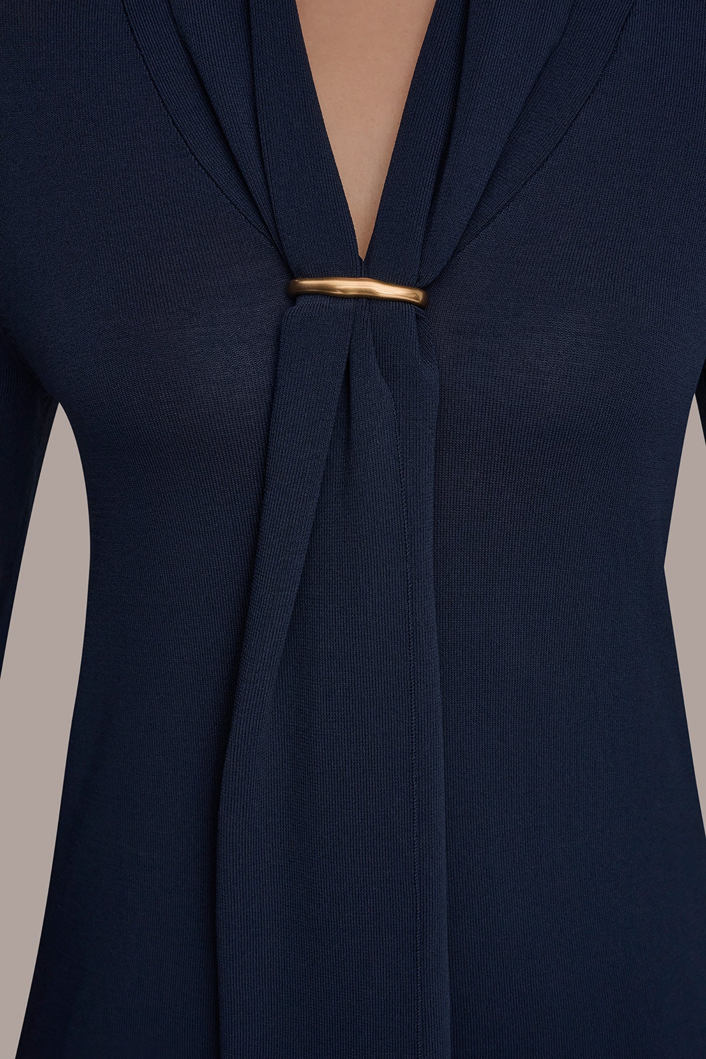 Nightfall DRAPED SCARF SWEATER Donna Karan
