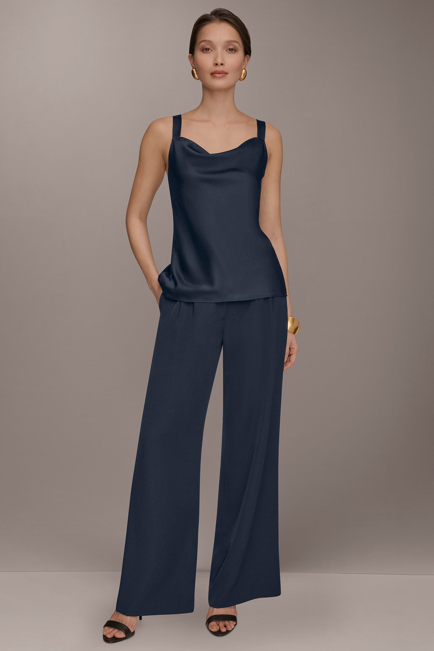 Nightfall COWL-NECK CAMI Donna Karan