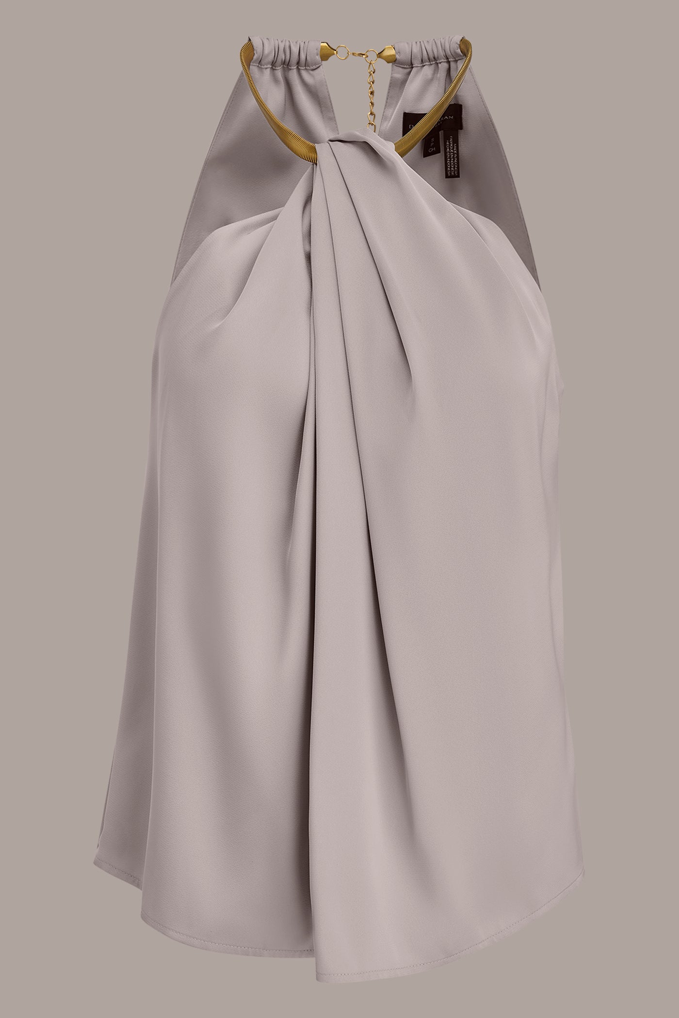VAPOR TWIST HALTERNECK BLOUSE Donna Karan