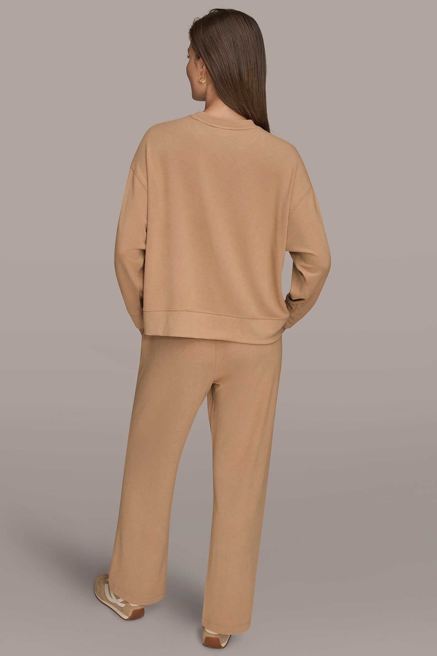 FAWN LONG SLEEVE SWEATSHIRT Donna Karan