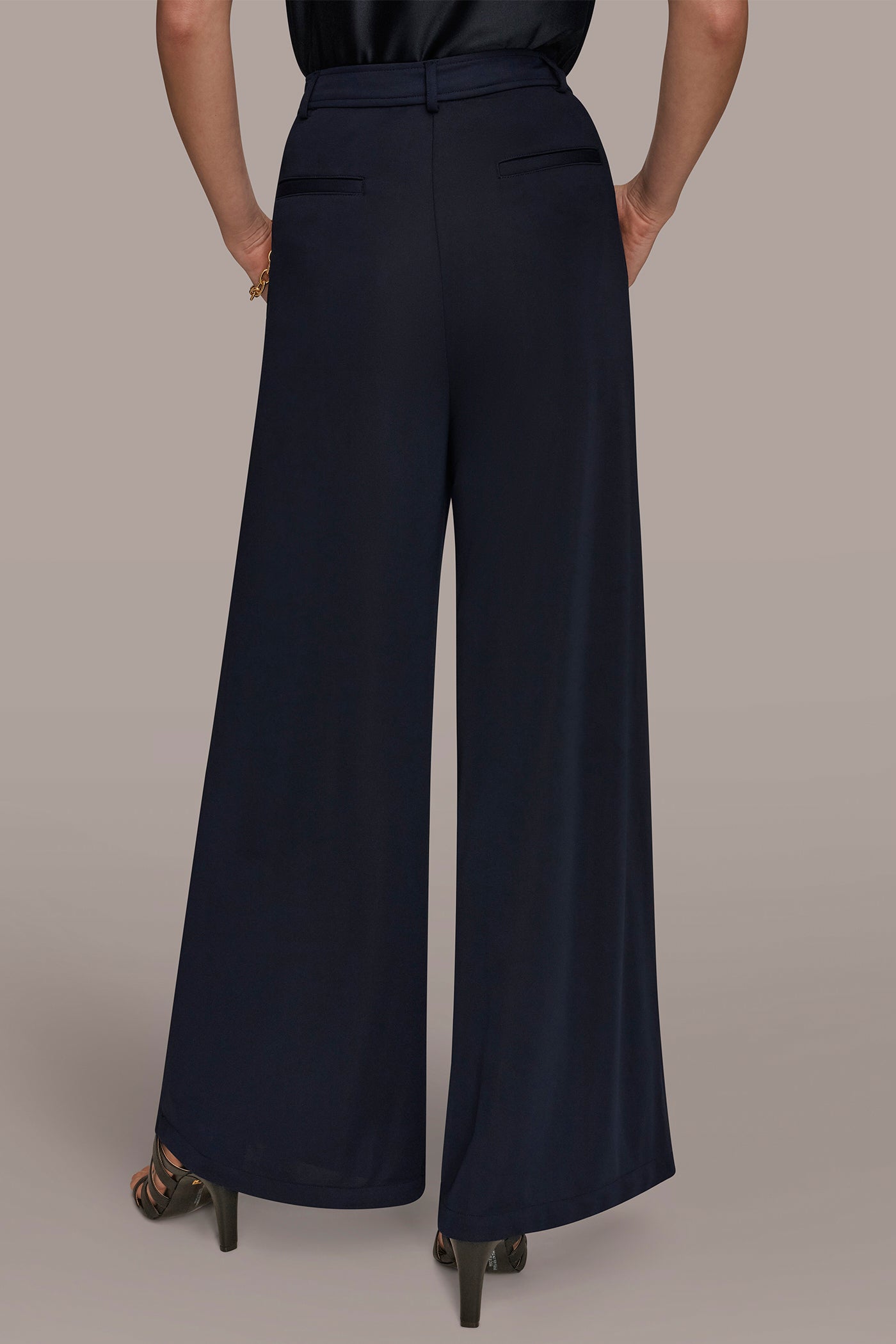 Nightfall PLEATED KNIT PANT Donna Karan