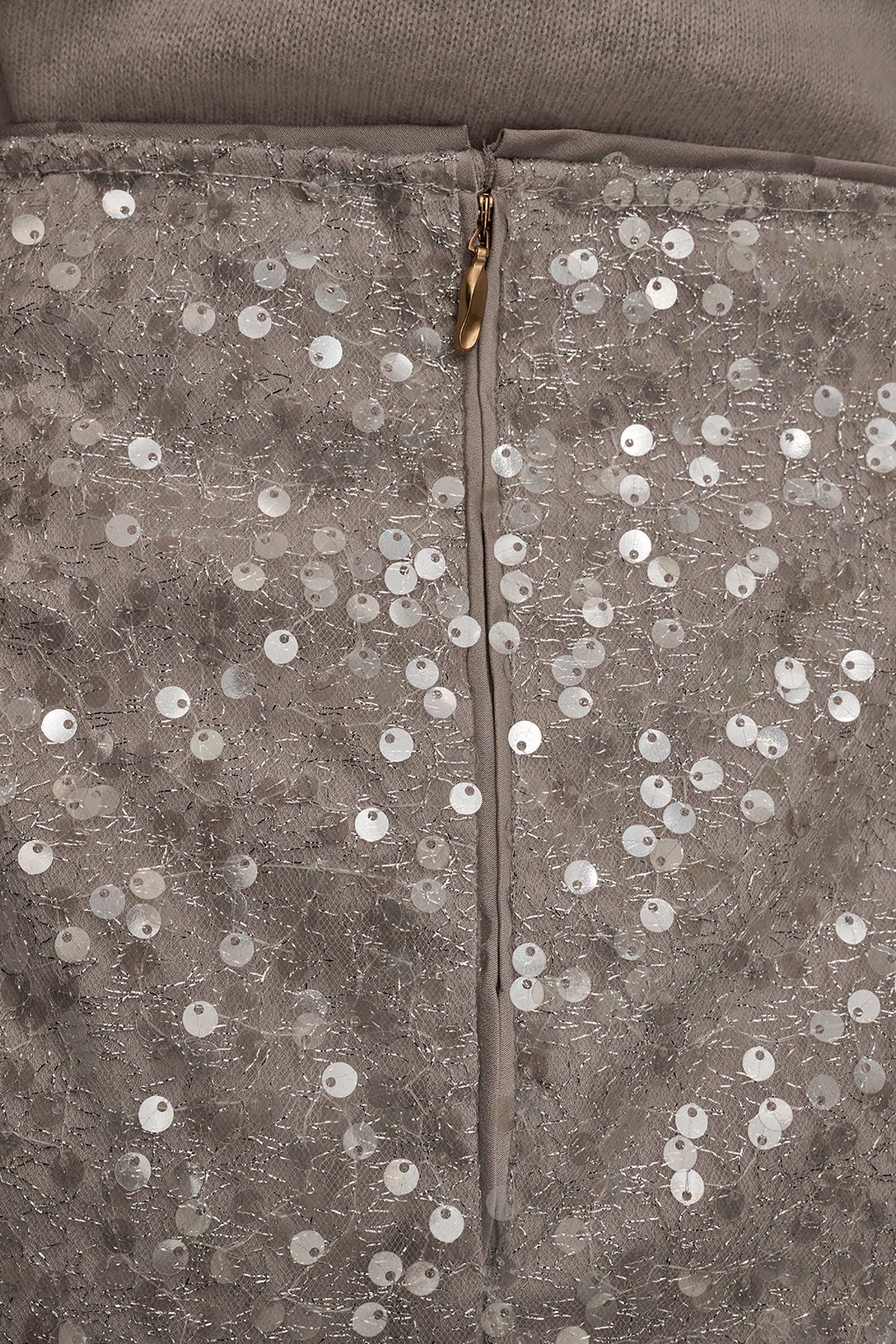 Silver Combo SEQUIN SKIRT Donna Karan