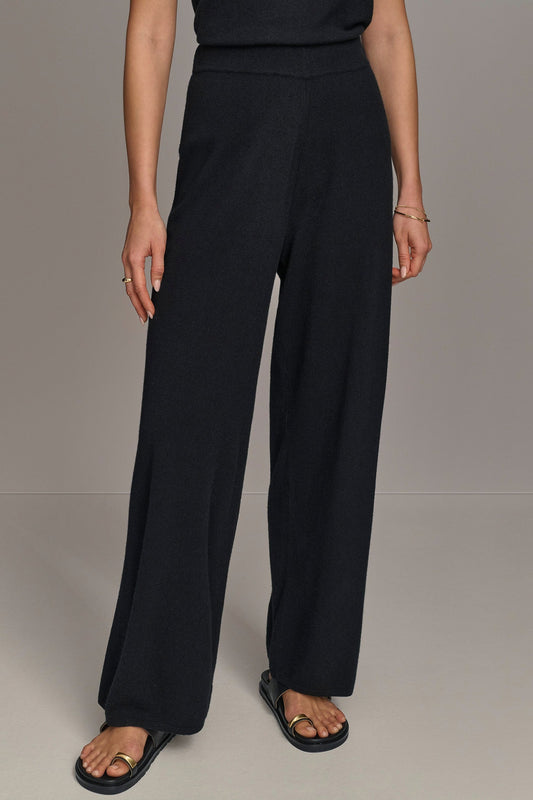 Black CASHMERE PANT Donna Karan