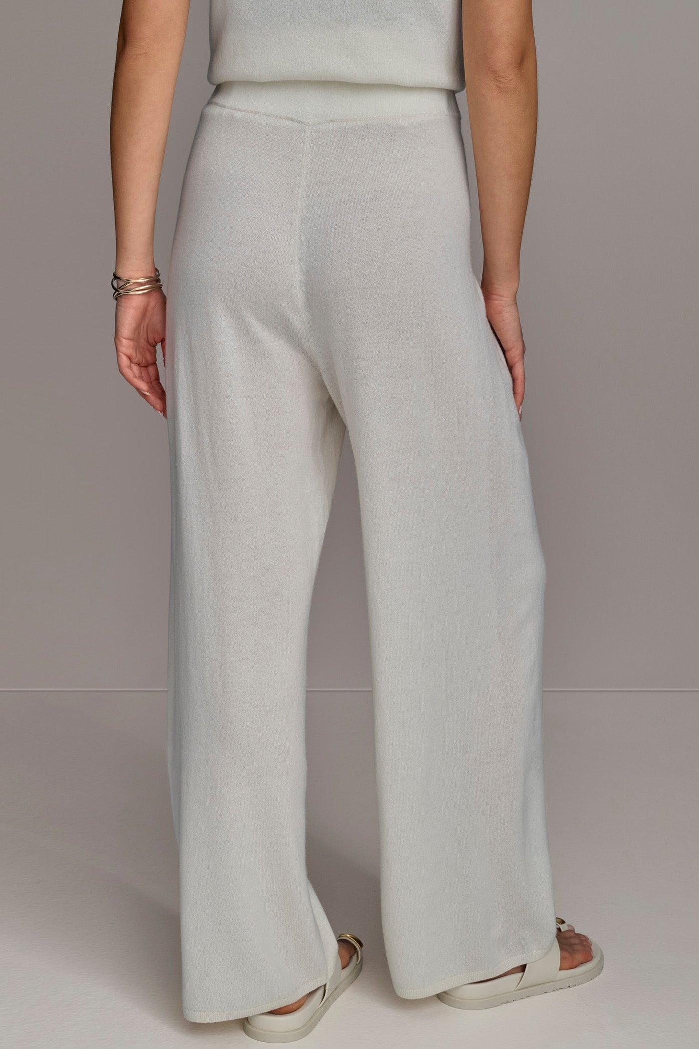 Cream CASHMERE PANT Donna Karan