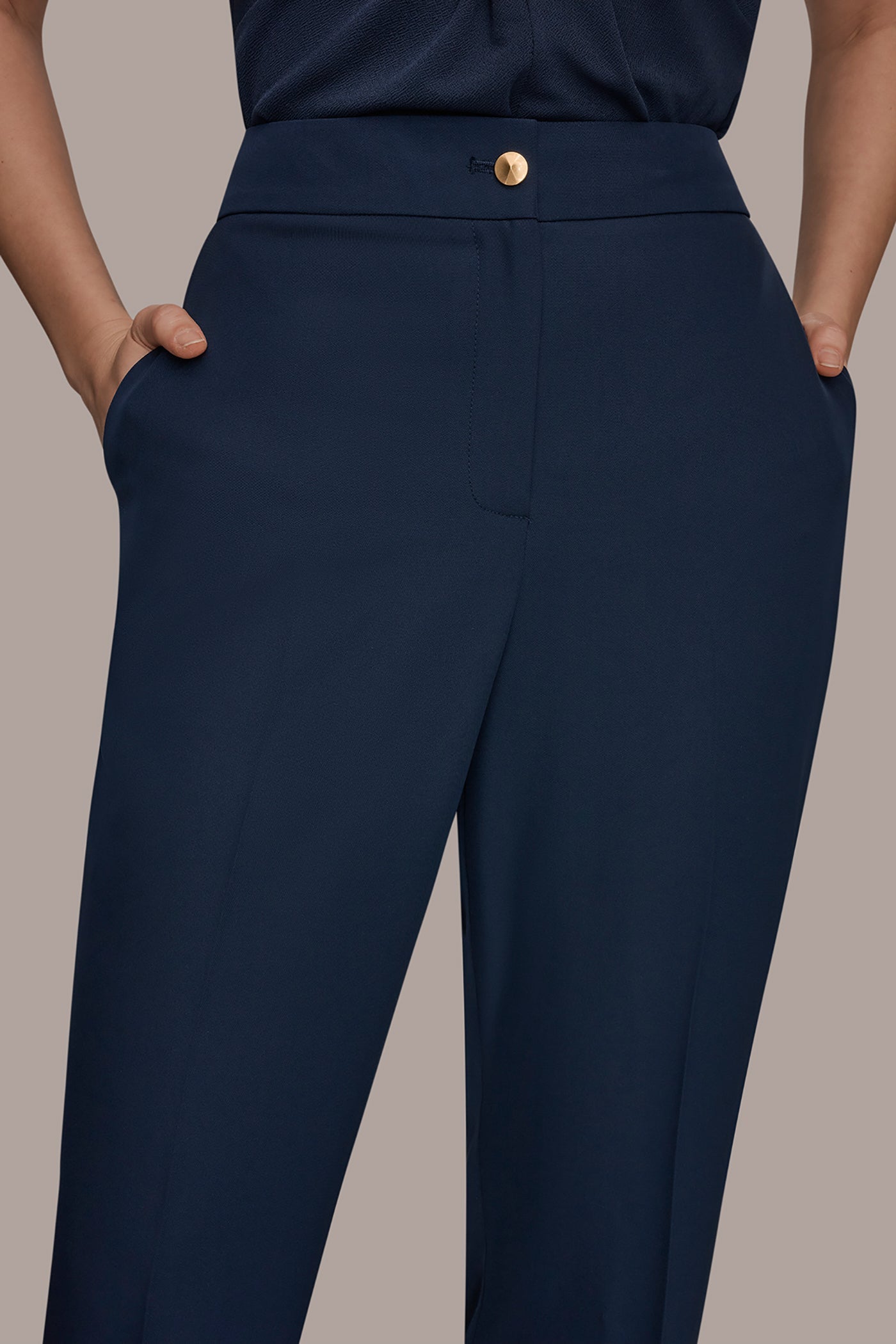 Nightfall MID-RISE SLIM ANKLE PANT Donna Karan