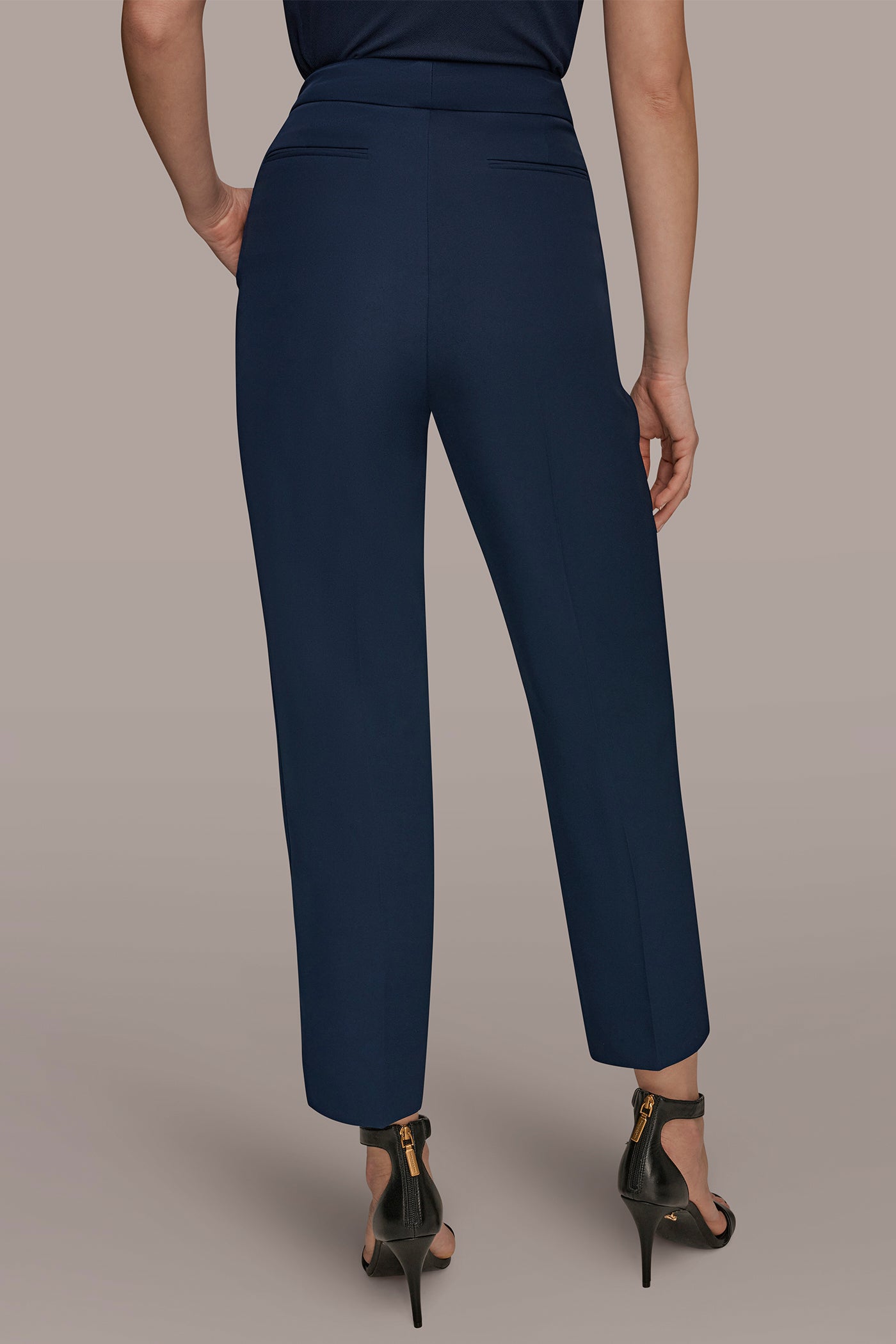 Nightfall MID-RISE SLIM ANKLE PANT Donna Karan