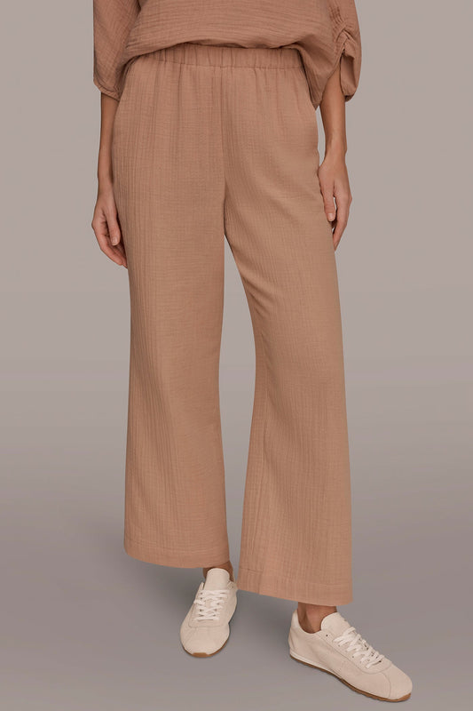 Umbria MID-RISE STRAIGHT-LEG PANT Donna Karan