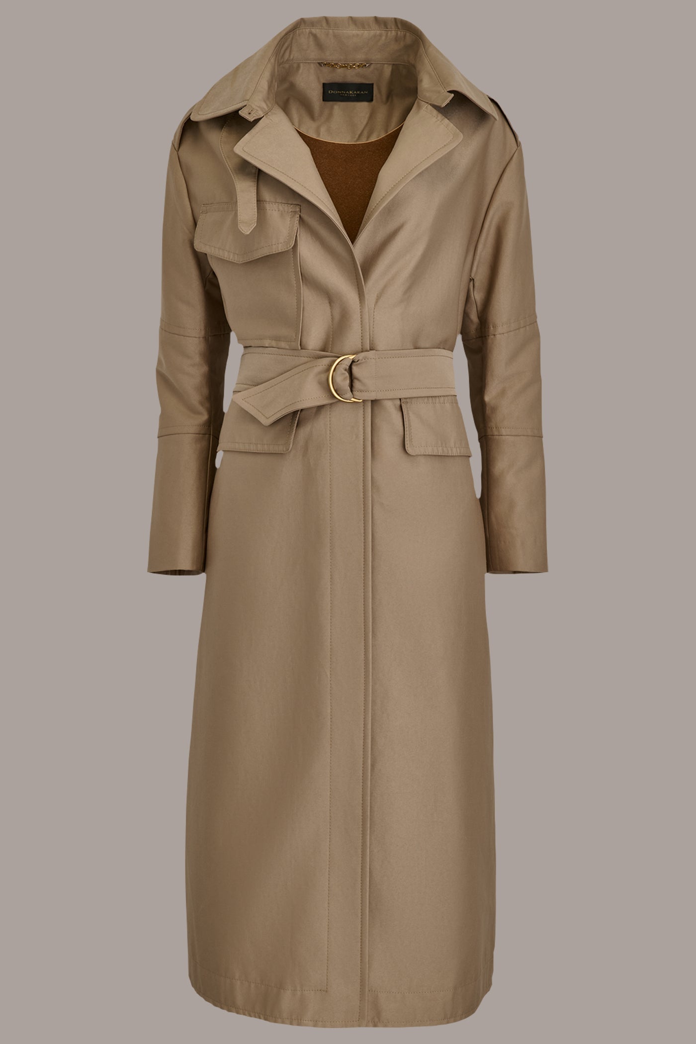 KHAKI RAIN JACKET Donna Karan