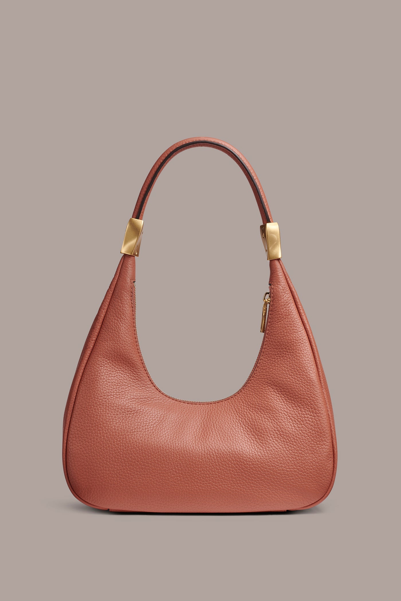 Amber QUOGUE LEATHER SHOULDER BAG Donna Karan