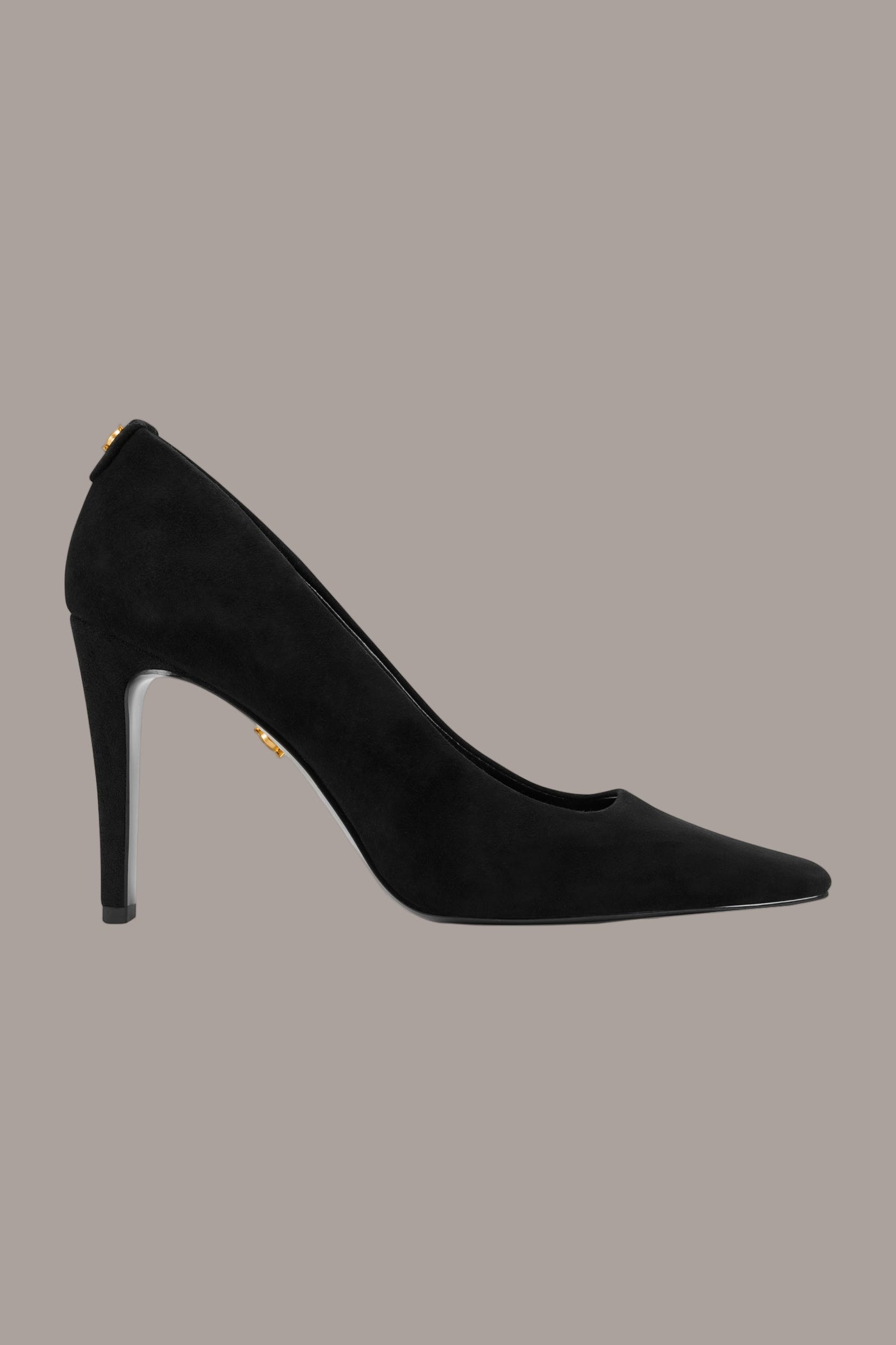 Black SAVITA II HIGH PUMP Donna Karan