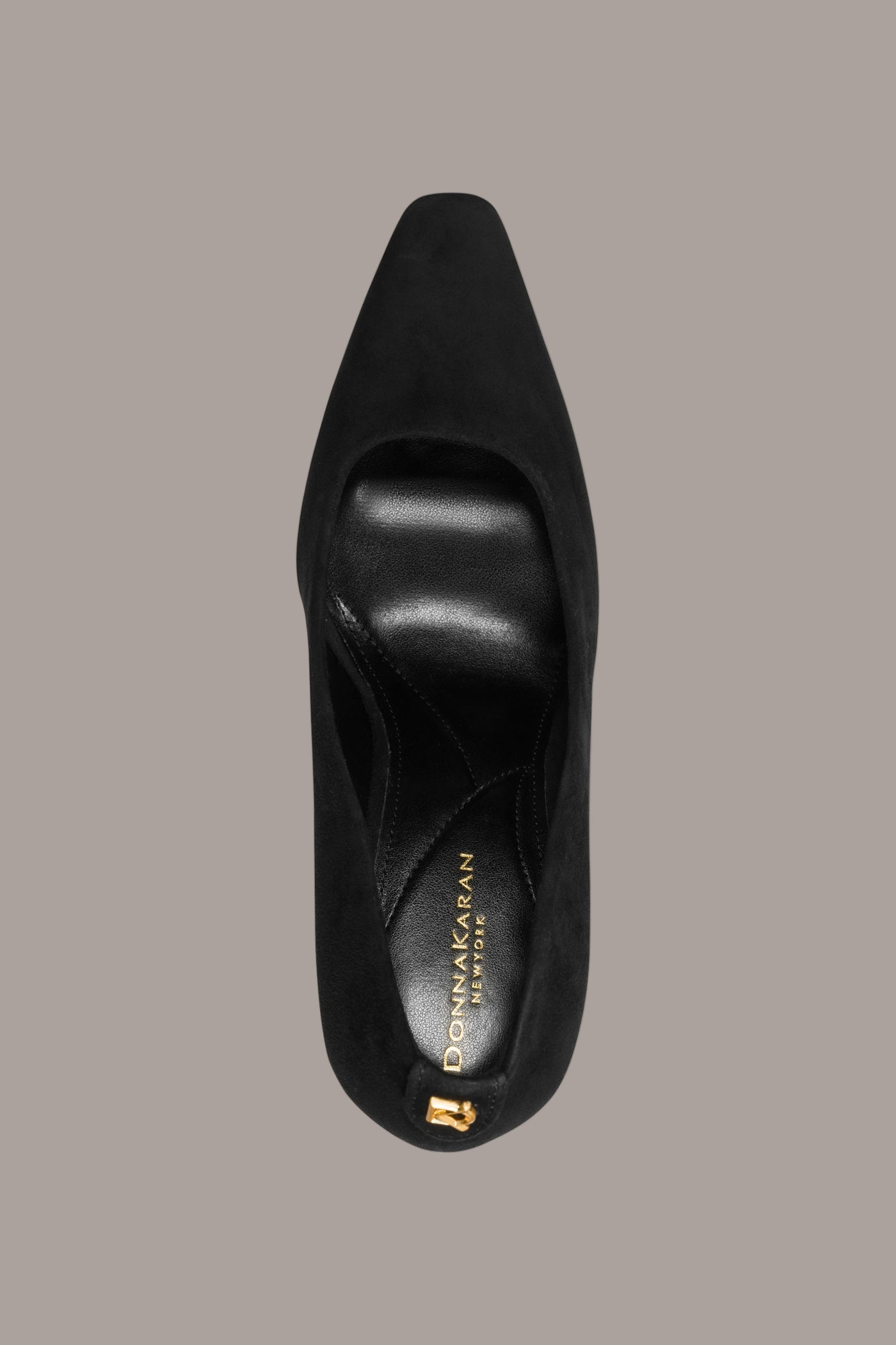 Black SAVITA II HIGH PUMP Donna Karan