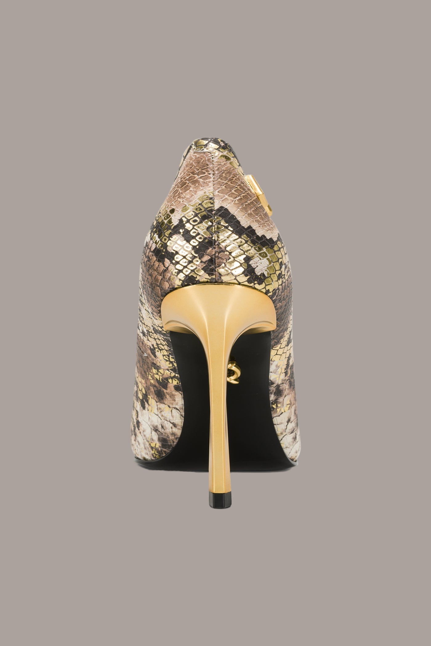 Cognac/Gold SAVITA HIGH PUMP Donna Karan