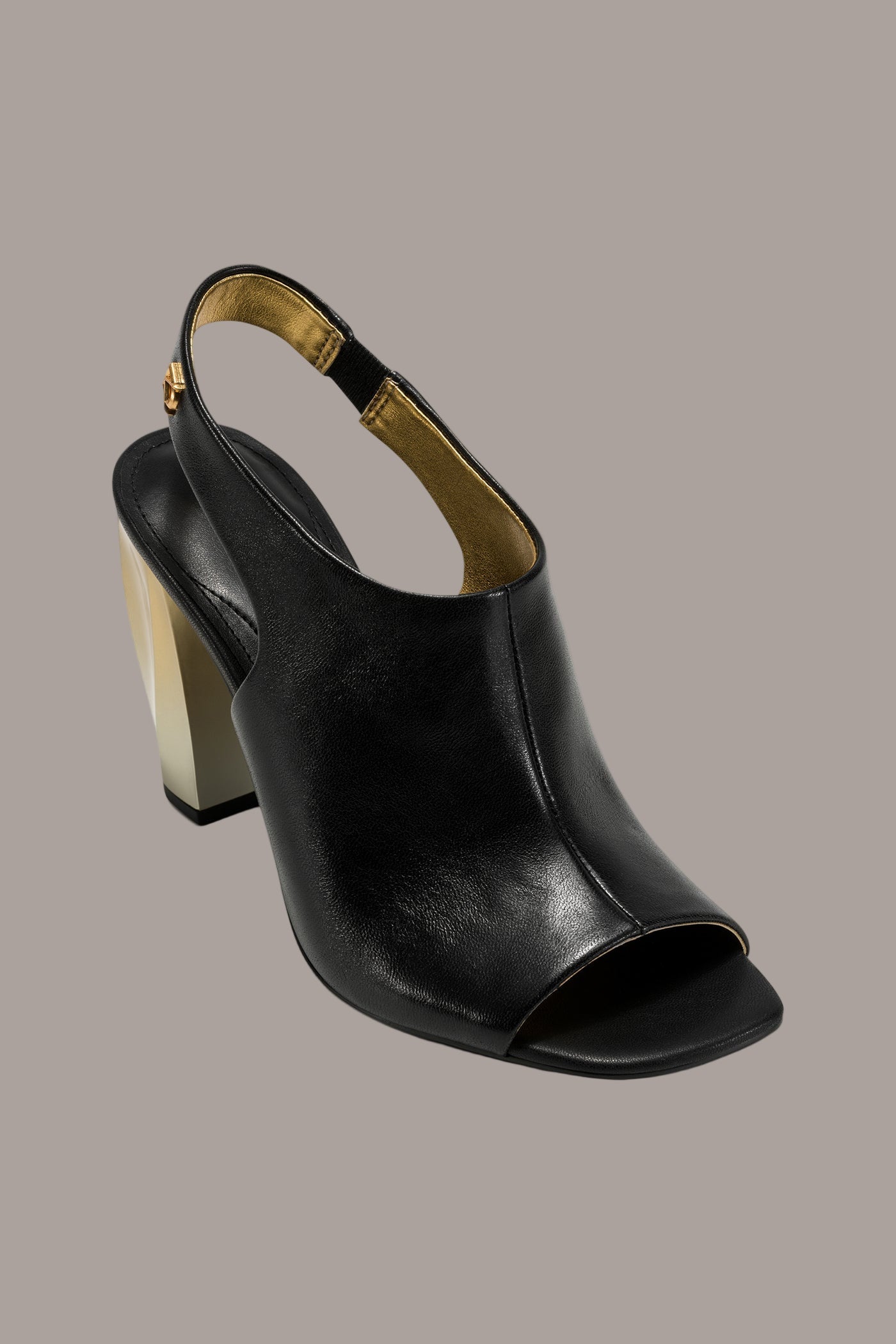 Black BRIETTA SLINGBACK PUMP Donna Karan