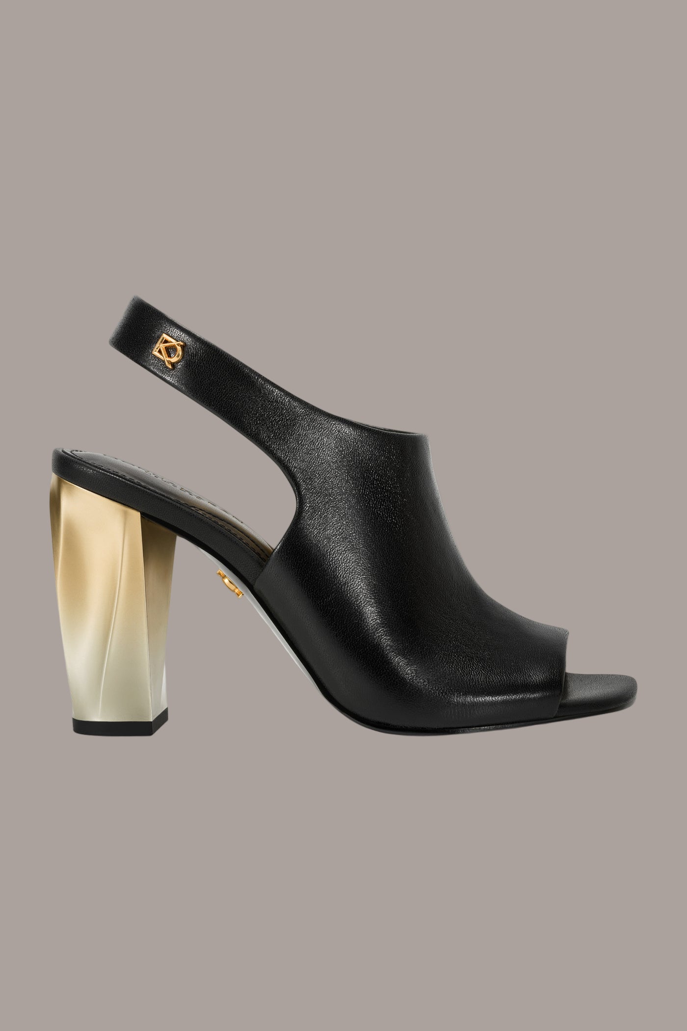 Black BRIETTA SLINGBACK PUMP Donna Karan