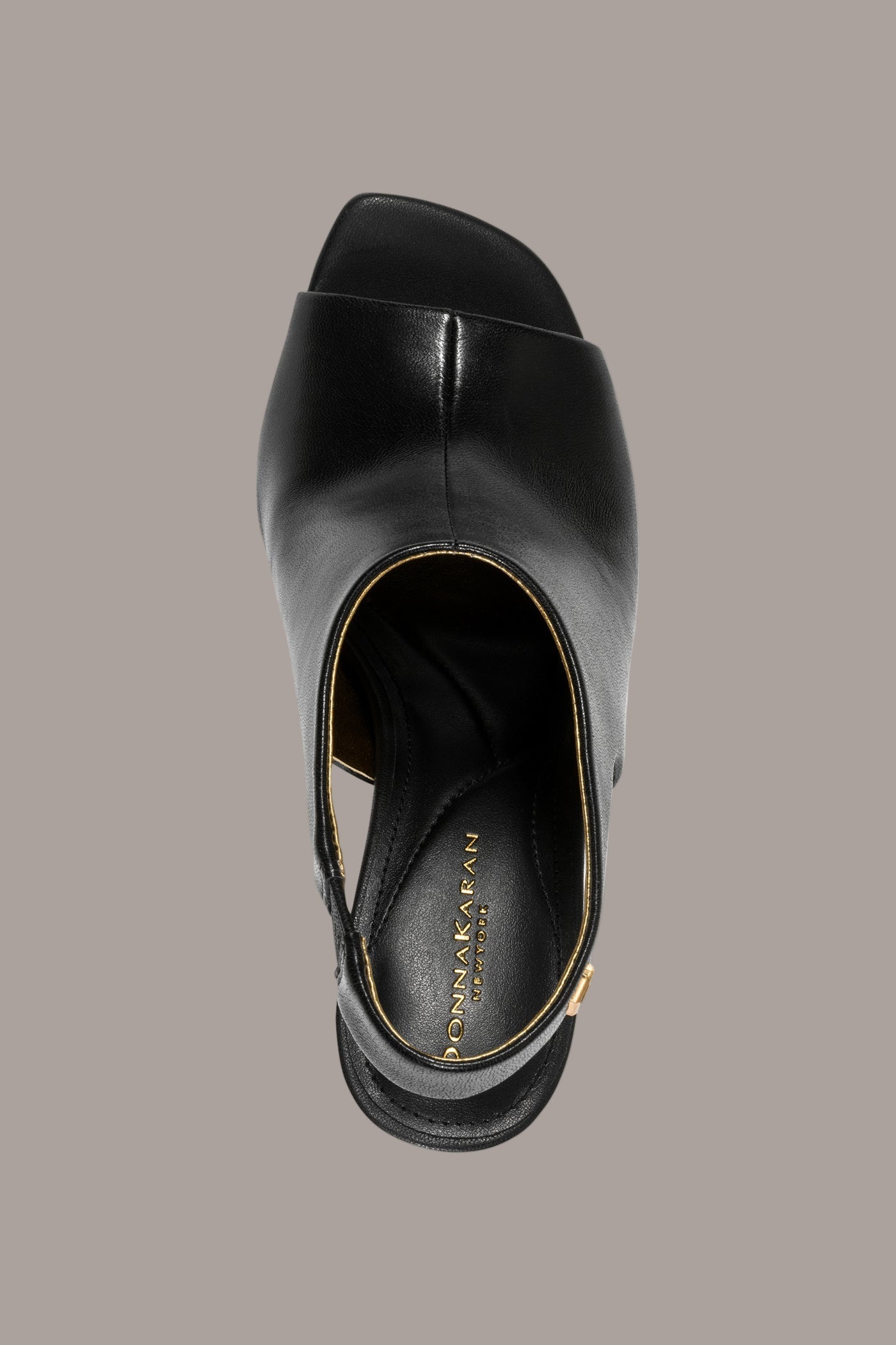 Black BRIETTA SLINGBACK PUMP Donna Karan