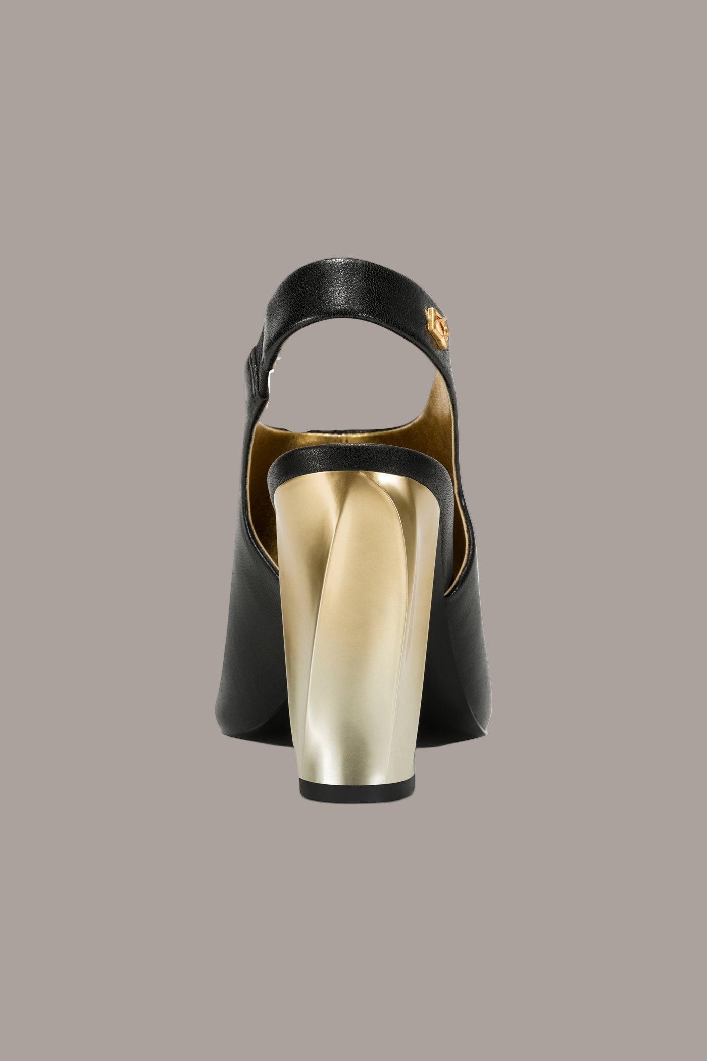 Black BRIETTA SLINGBACK PUMP Donna Karan