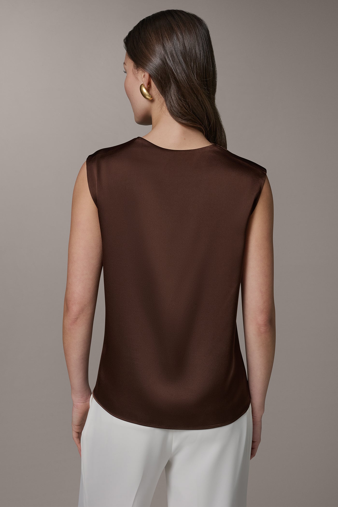 Canyon PLEATED SHOULDER BLOUSE Donna Karan