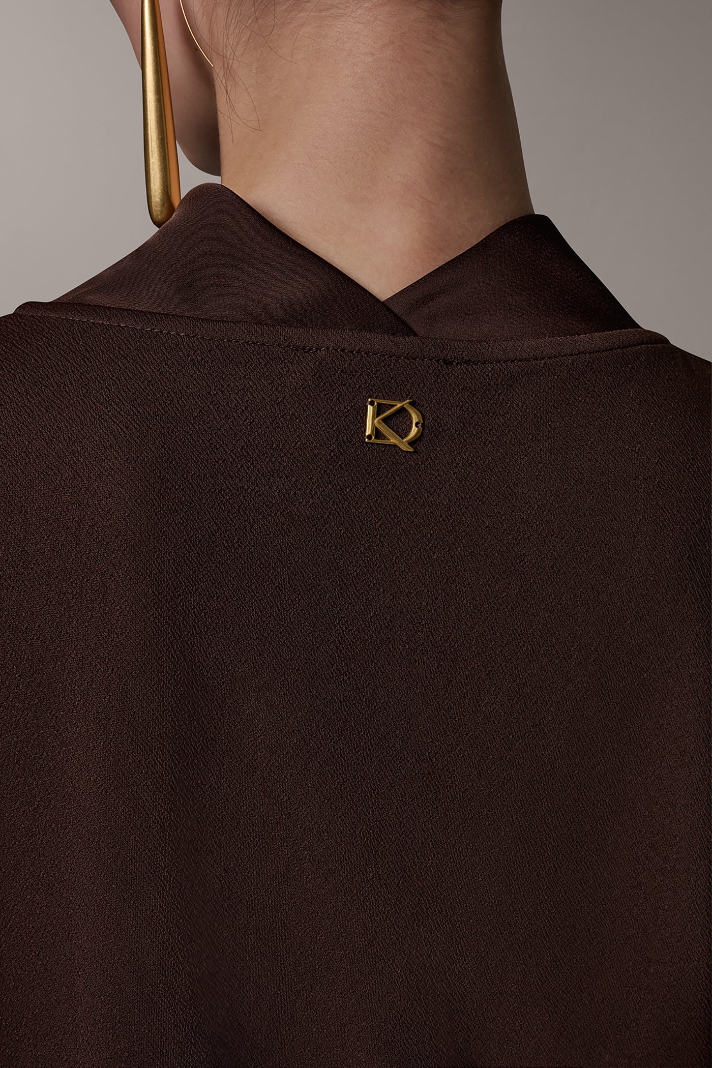 Canyon CAP SLEEVE MIXED MEDIA TOP Donna Karan