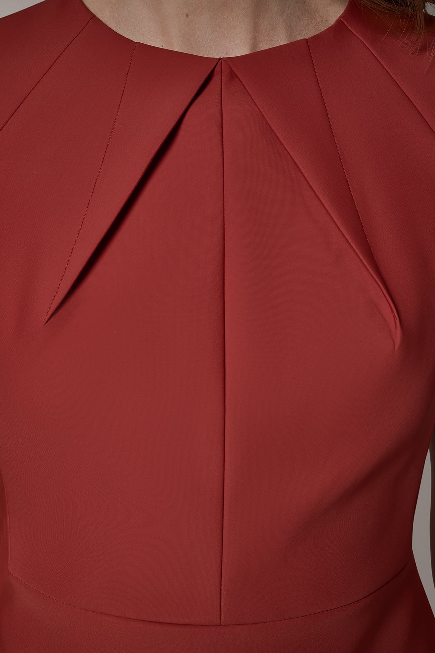Sunbaked SHORT SLEEVE PEPLUM TOP Donna Karan