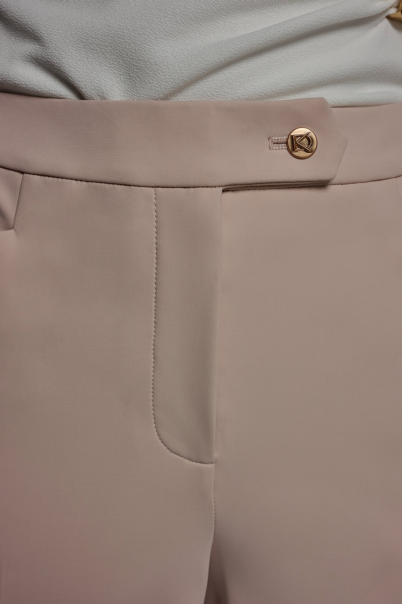 Snow Petal MID-RISE BOOTCUT SUIT PANT Donna Karan