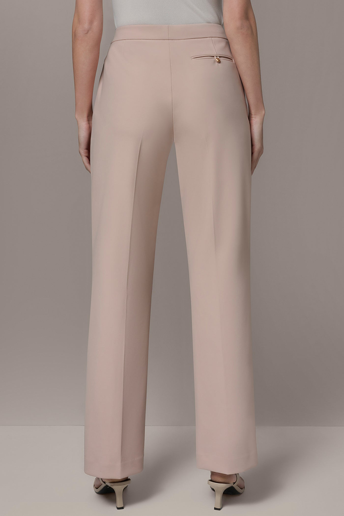Snow Petal MID-RISE BOOTCUT SUIT PANT Donna Karan