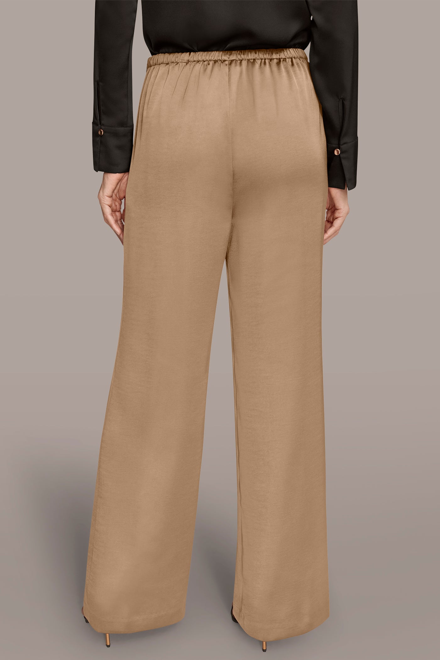 FAWN WIDE LEG PULL ON PANT Donna Karan