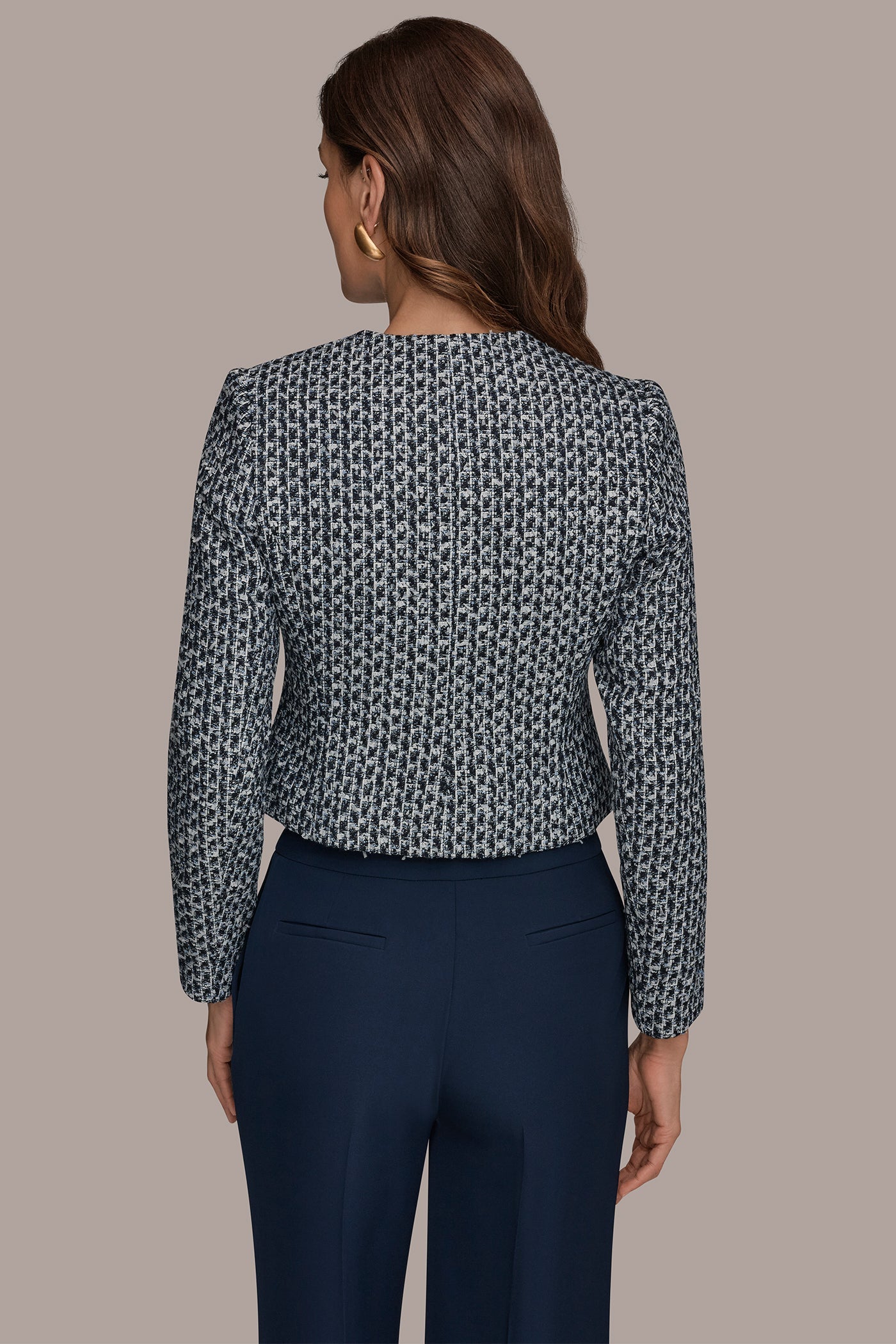 NIGHTFALL MULTI TWEED LADY JACKET Donna Karan