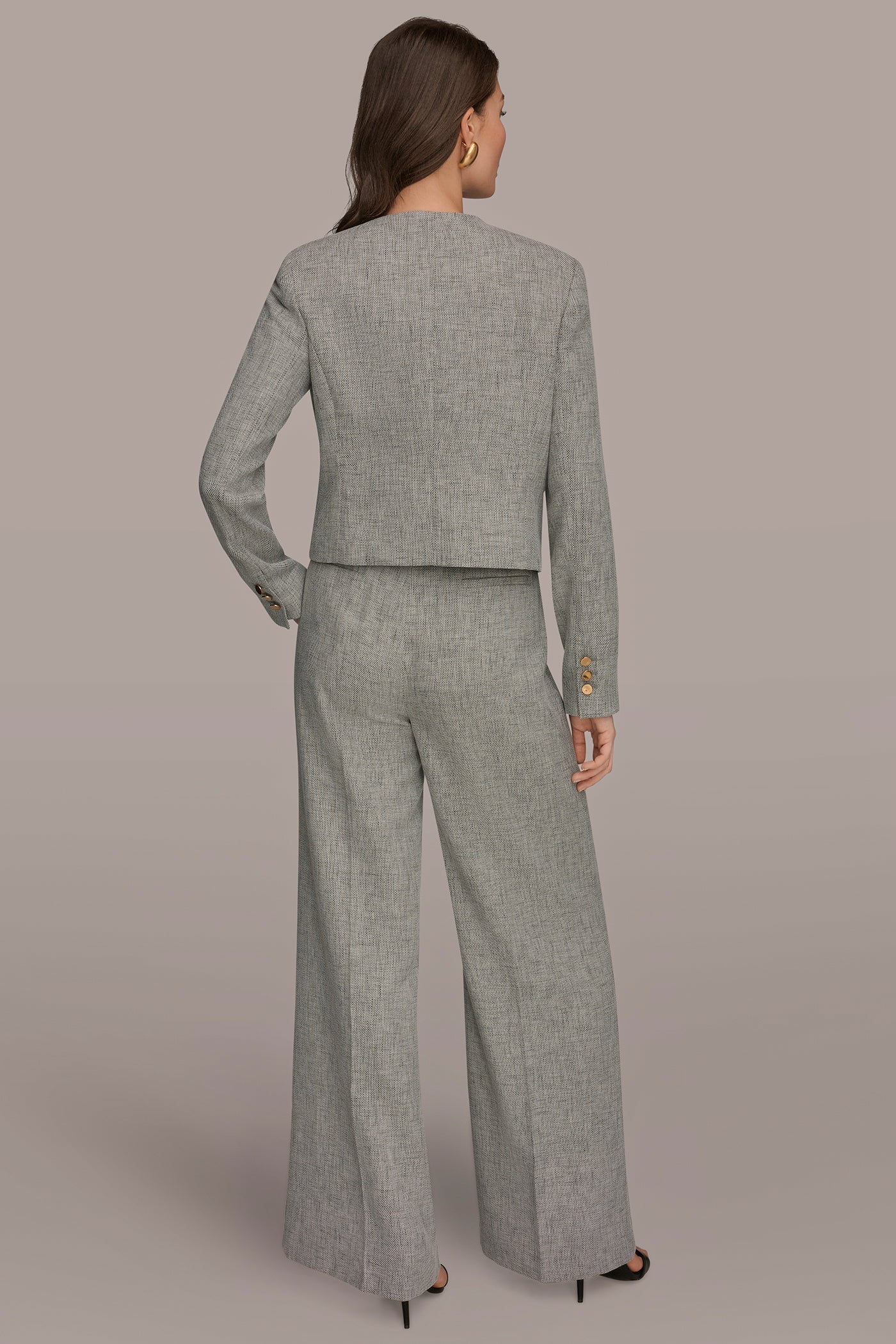 Turin Multi CROPPED LADY JACKET Donna Karan