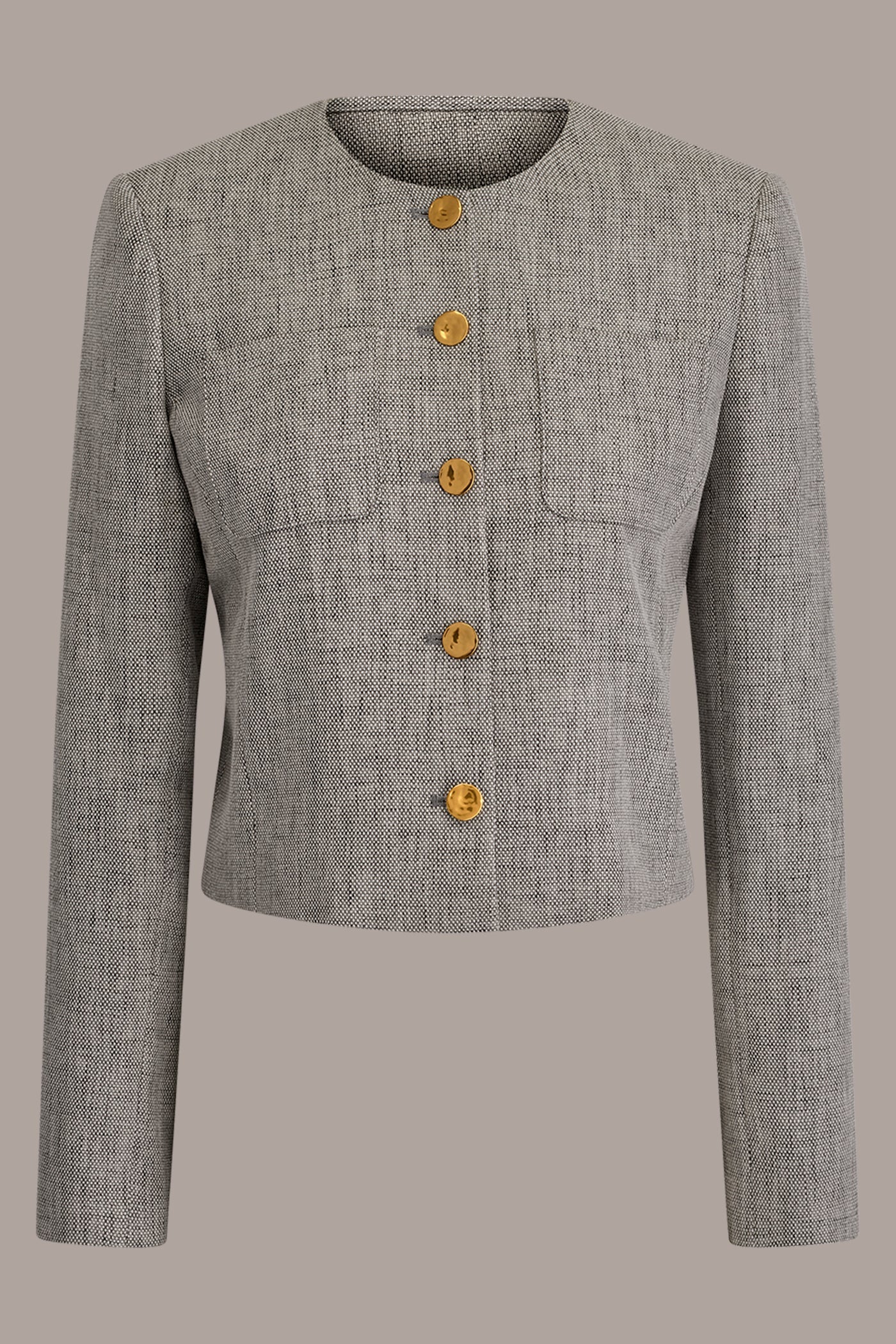 Turin Multi CROPPED LADY JACKET Donna Karan