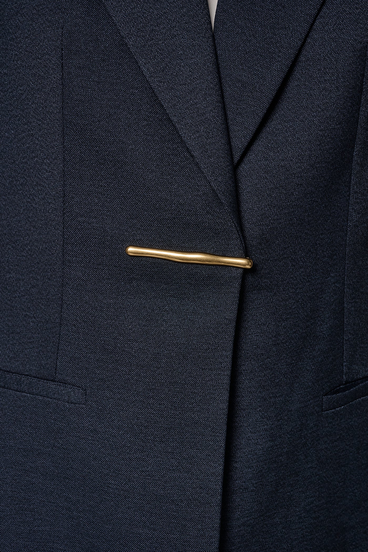 Nightfall GOLD BAR LONGLINE BLAZER Donna Karan