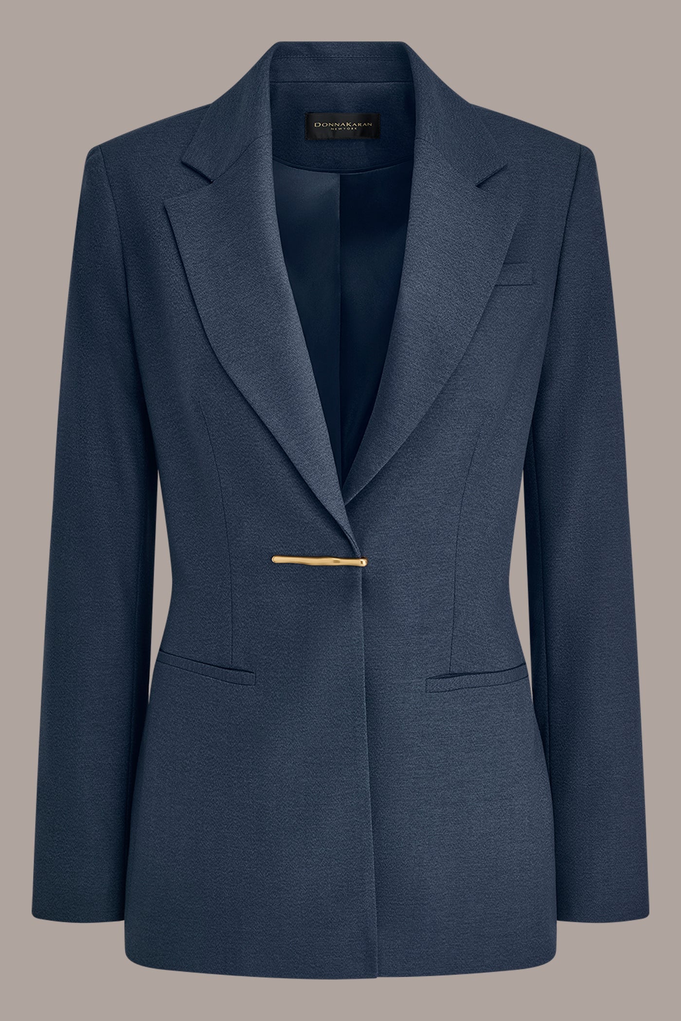Nightfall GOLD BAR LONGLINE BLAZER Donna Karan