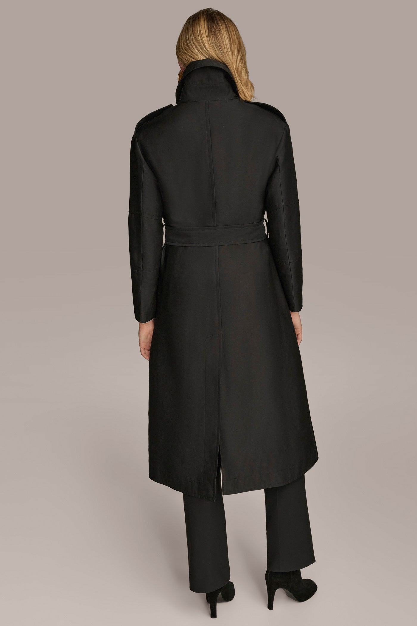 Black RAIN COAT Donna Karan