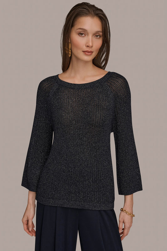 Nightfall BOAT NECK DOLMAN SWEATER Donna Karan
