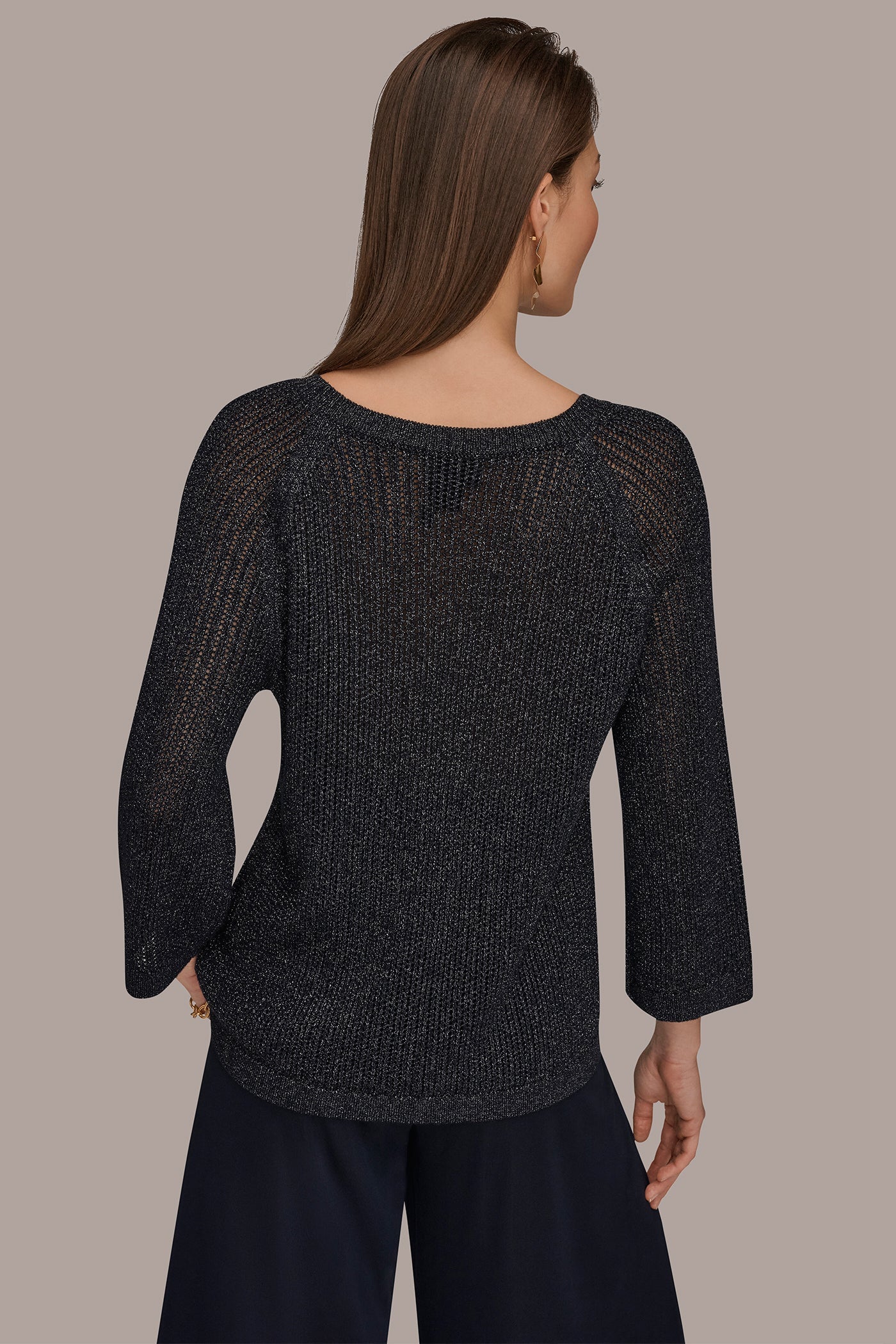 Nightfall BOAT NECK DOLMAN SWEATER Donna Karan