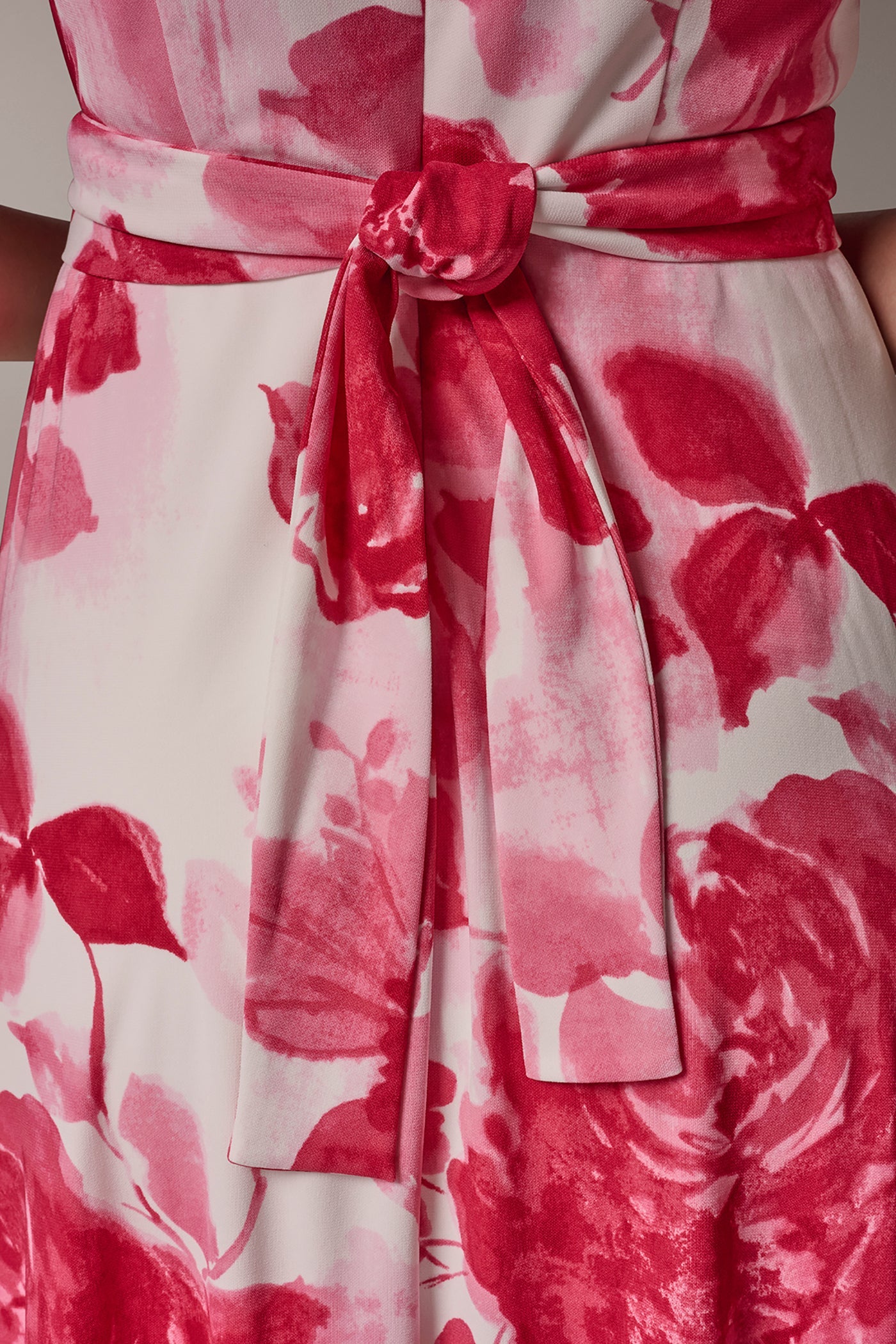 Azalea Multi FLORAL MIDI A-LINE DRESS Donna Karan