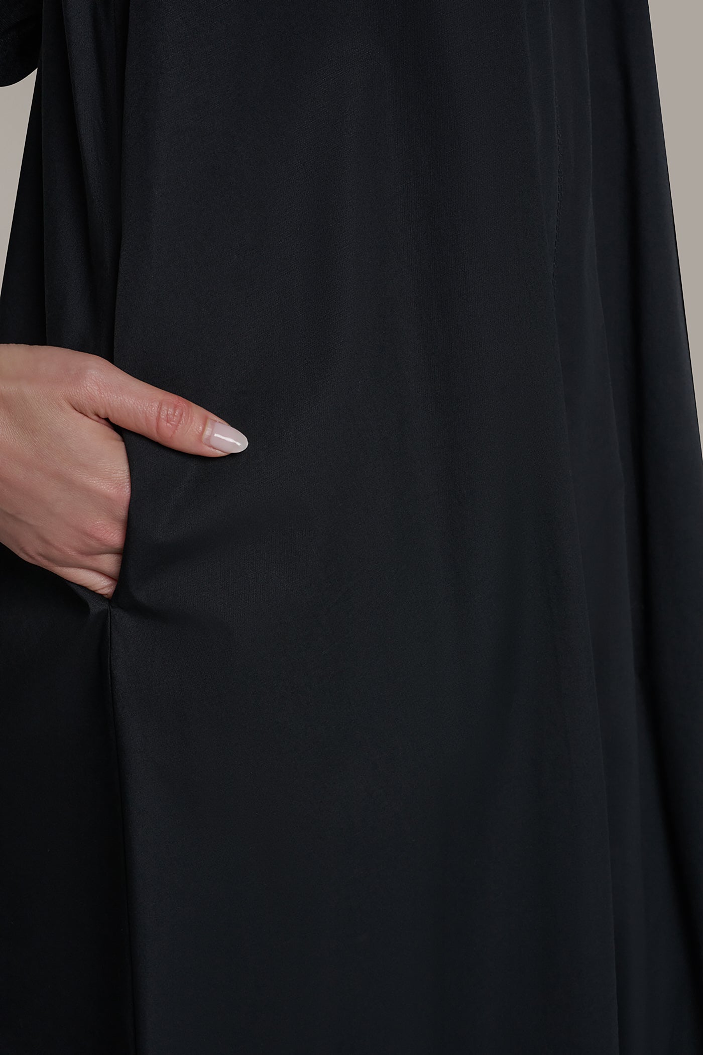 Black SLEEVELESS MAXI TRAPEZE DRESS Donna Karan