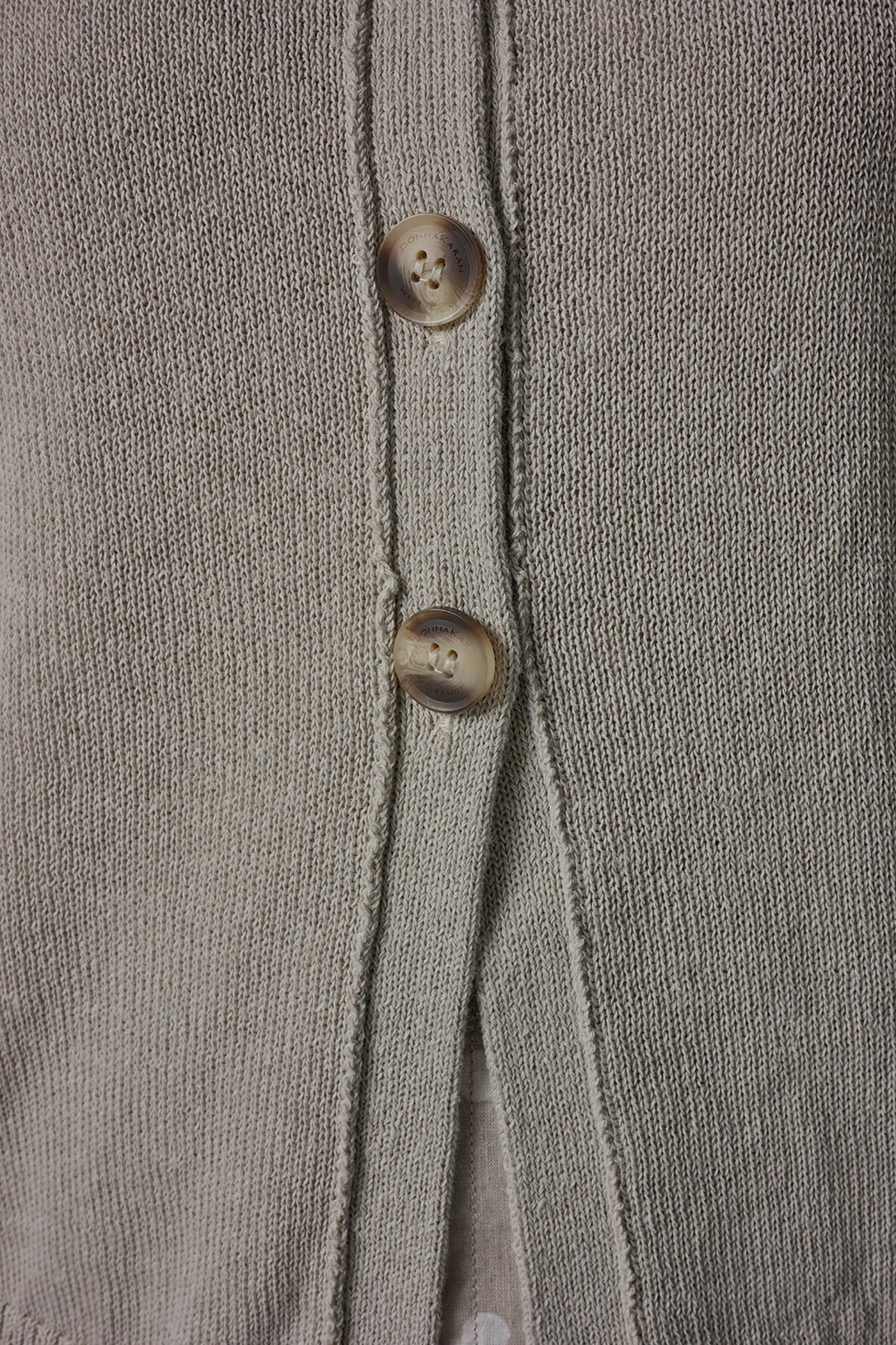 Sandstone SHORT SLEEVE EASY CARDIGAN Donna Karan