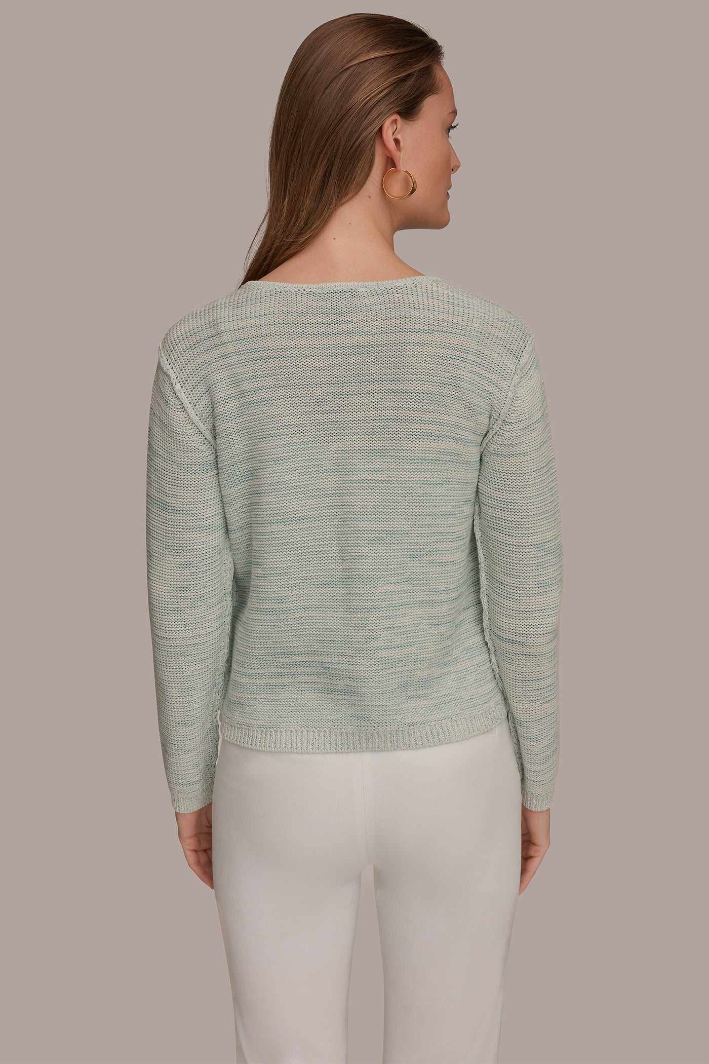 Skylight Combo TIE-FRONT CARDIGAN Donna Karan