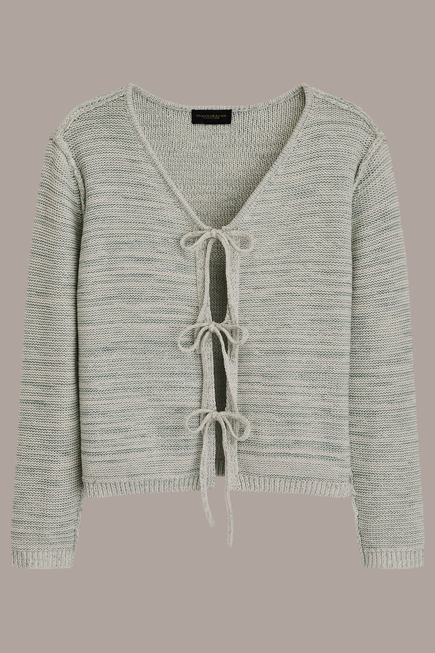 Skylight Combo TIE-FRONT CARDIGAN Donna Karan