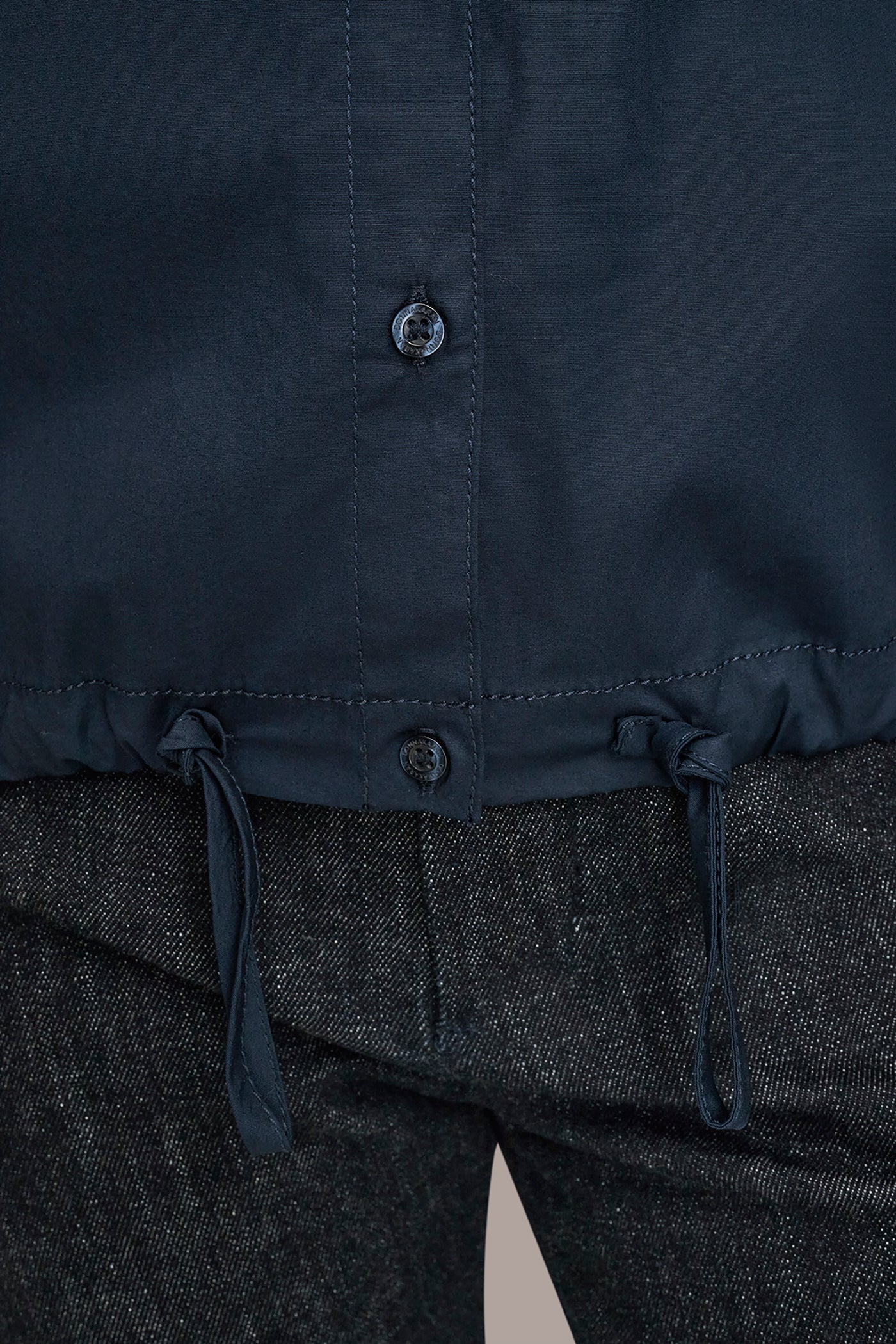 NIGHTFALL HOODED BUTTON-DOWN SHIRT Donna Karan