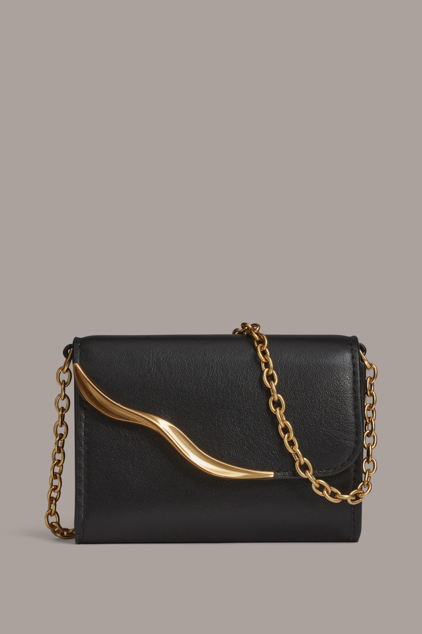 Black MALVERNE MINI CROSSBODY BAG Donna Karan